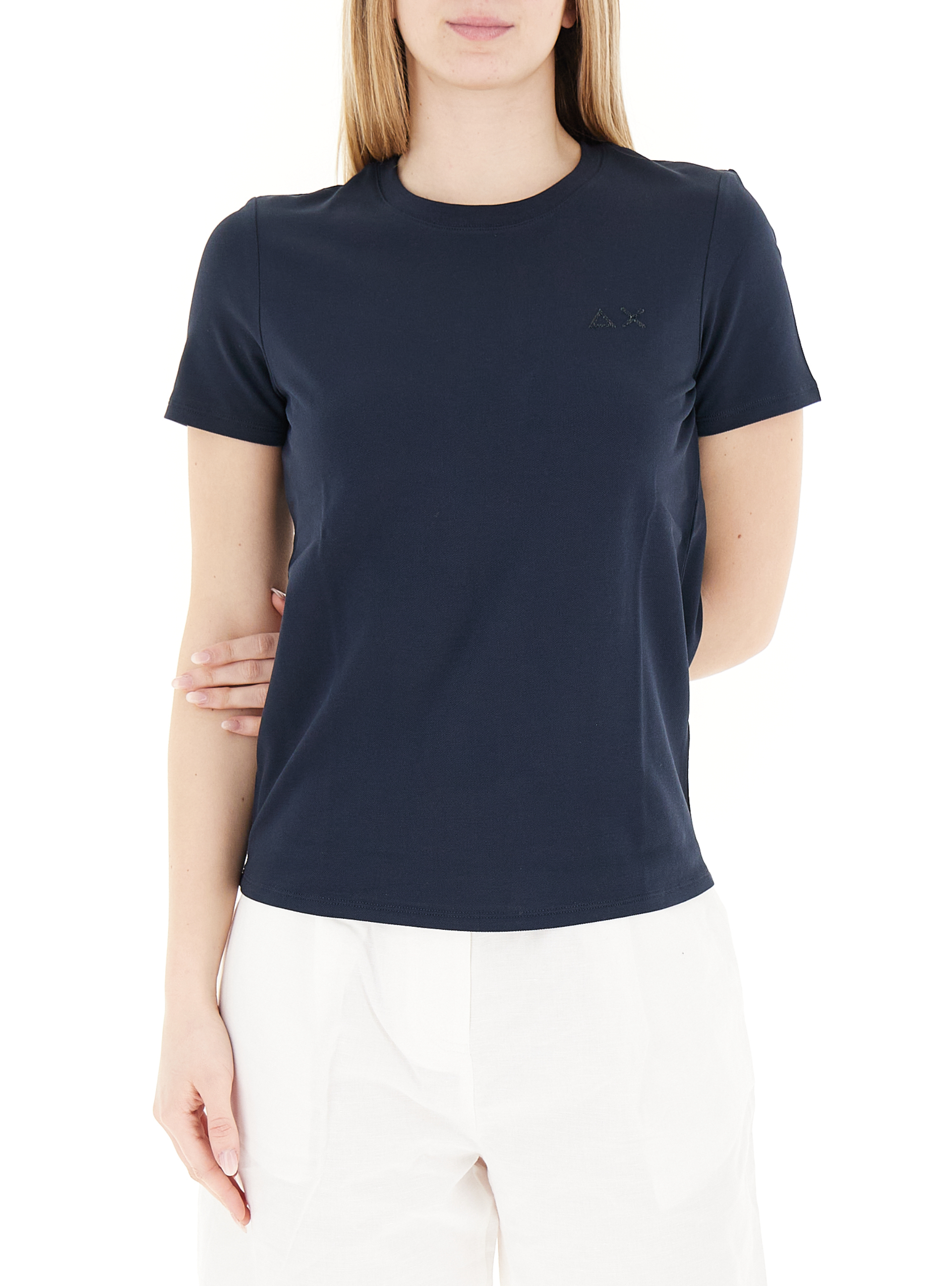 T-shirt in cotone BLU NOTTE S