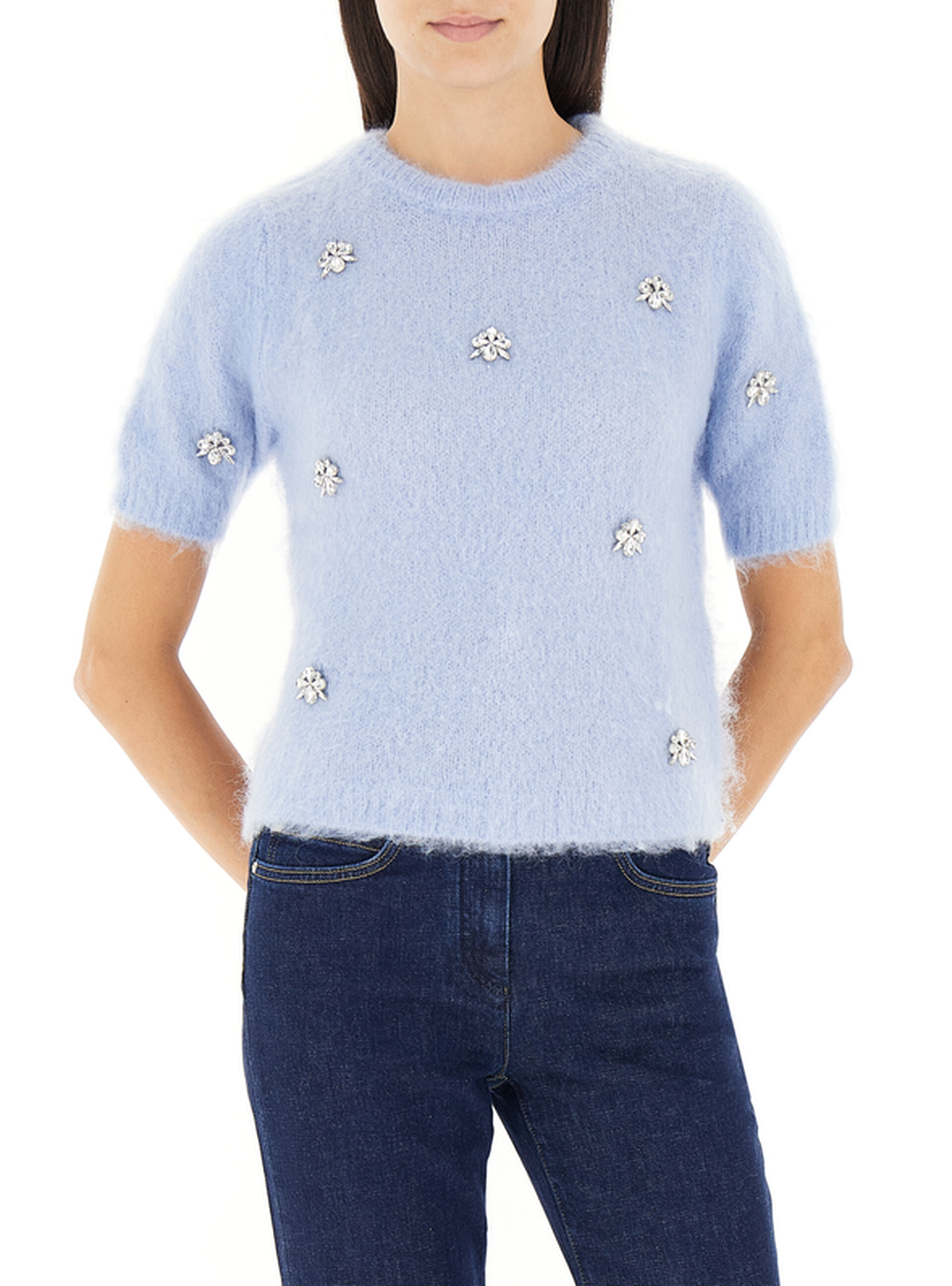 Maglia misto mohair CELESTE M/L