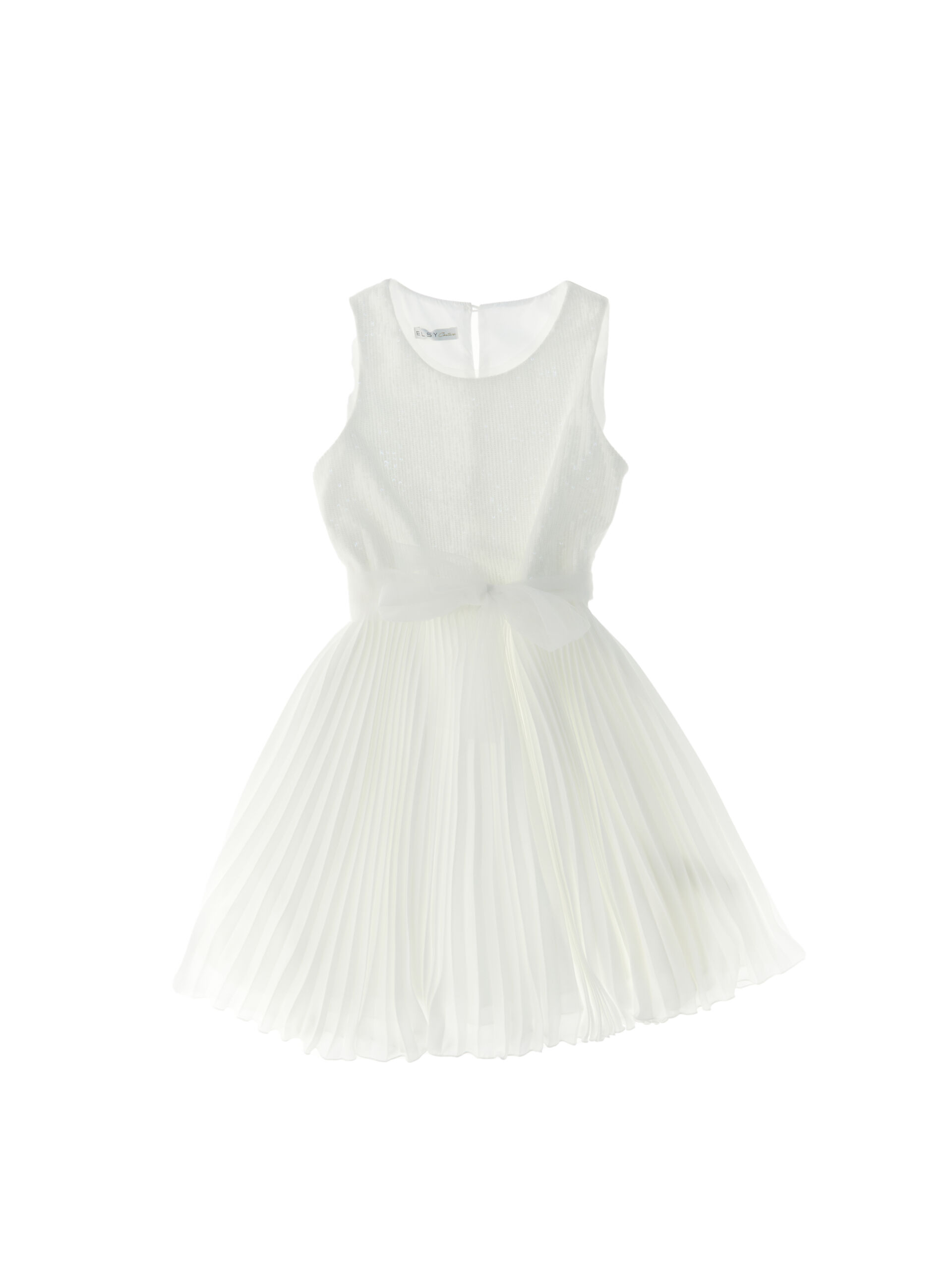 Abito con paillettes BIANCO