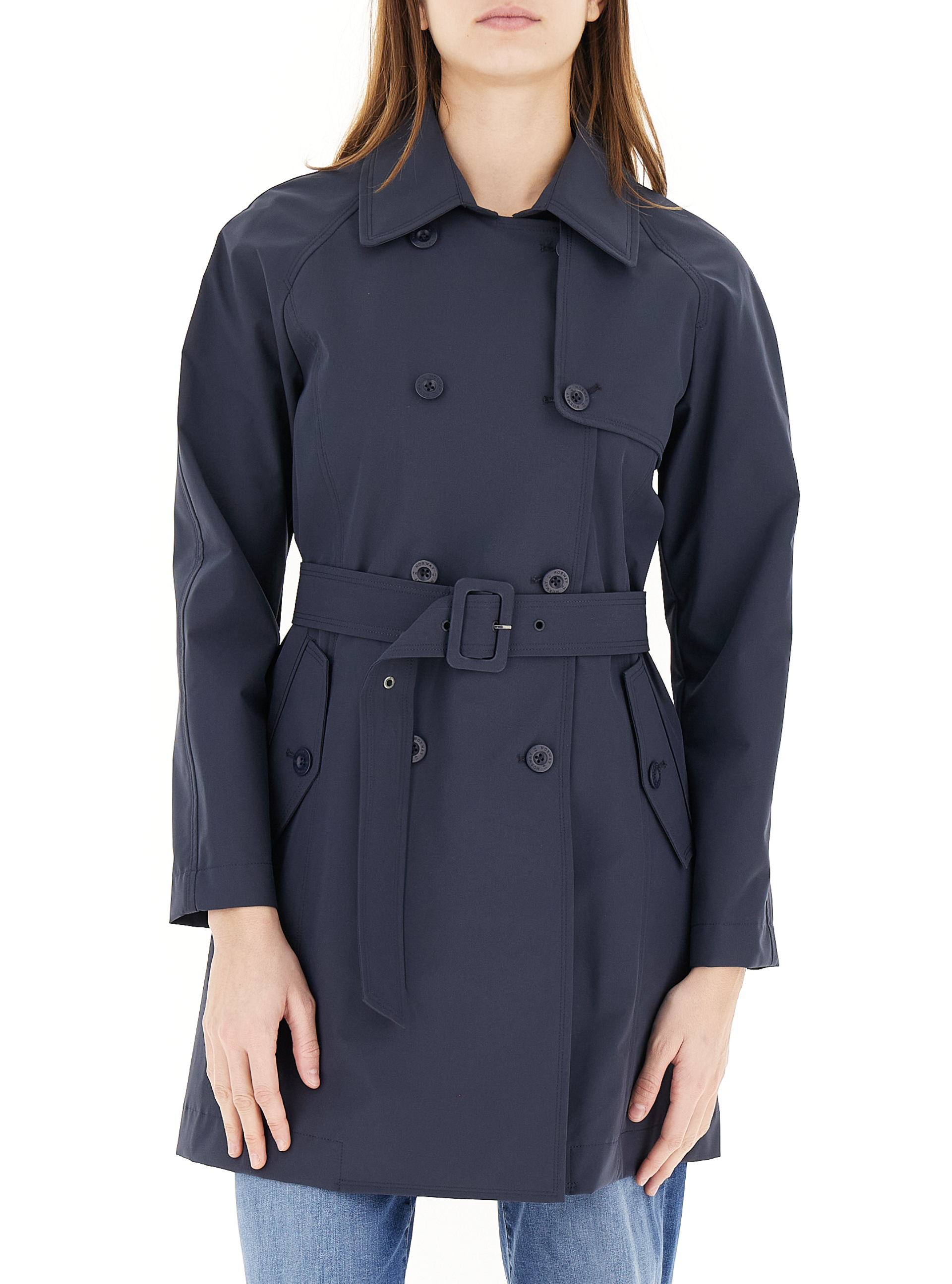 Trench doppiooetto BLU NOTTE 40