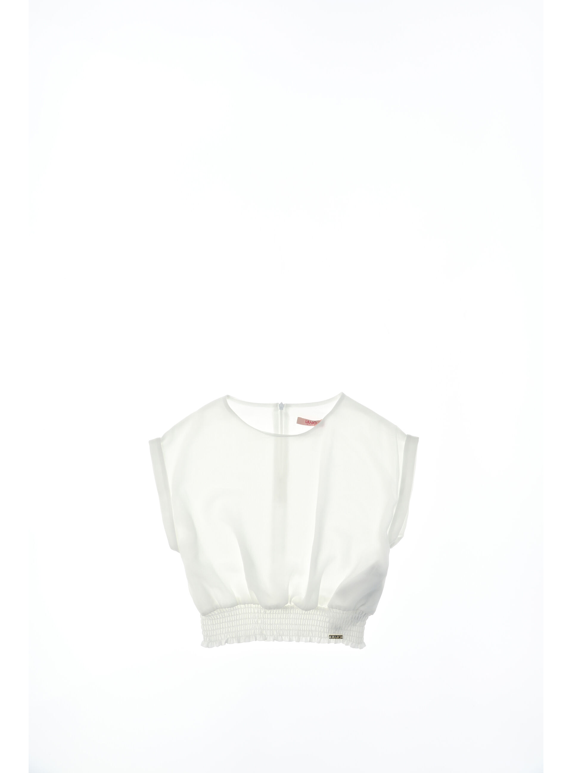 Blusa con spilla JUNIOR BIANCO 12