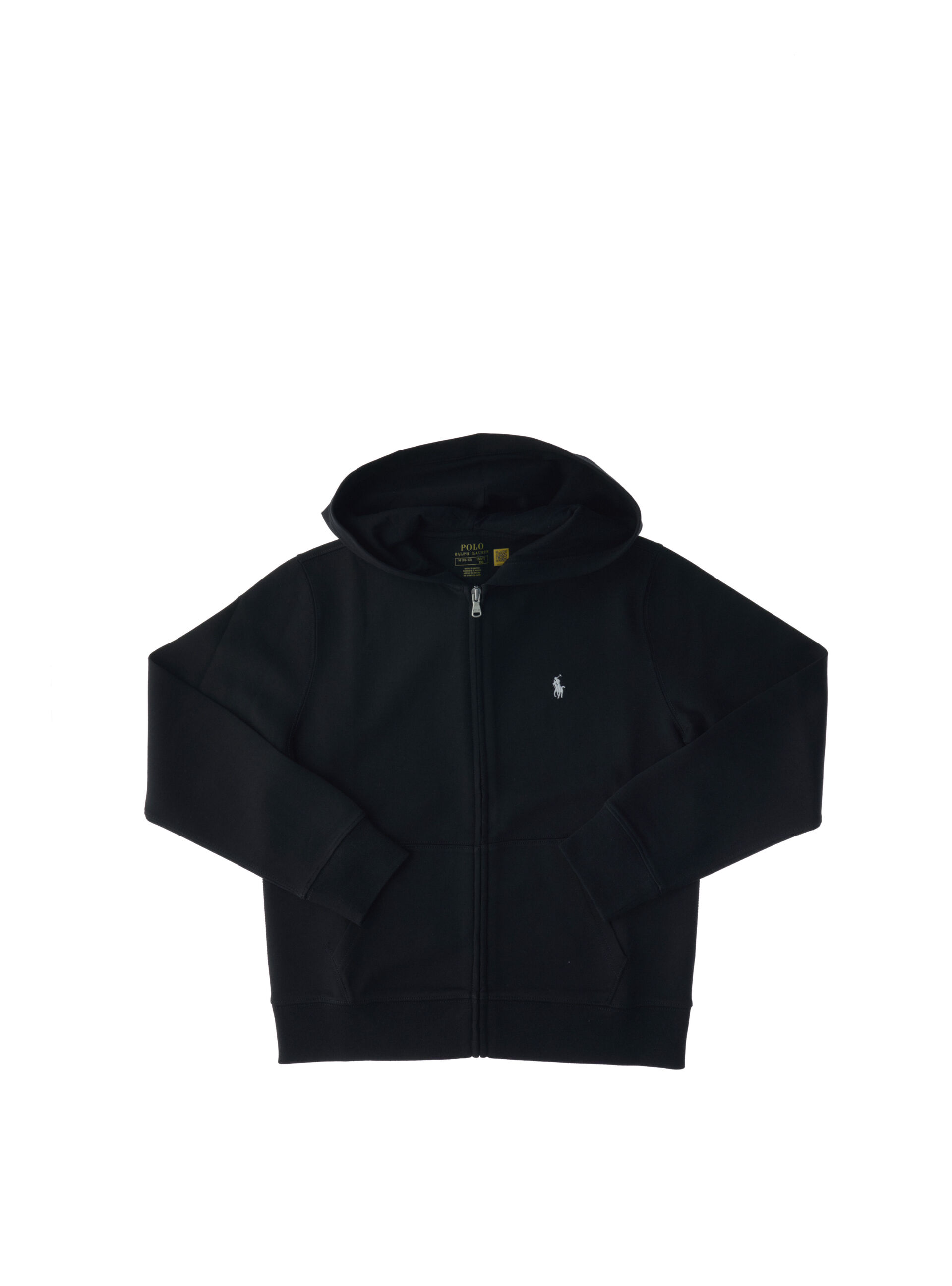 Felpa con cappuccio POLO BOYS NERO S