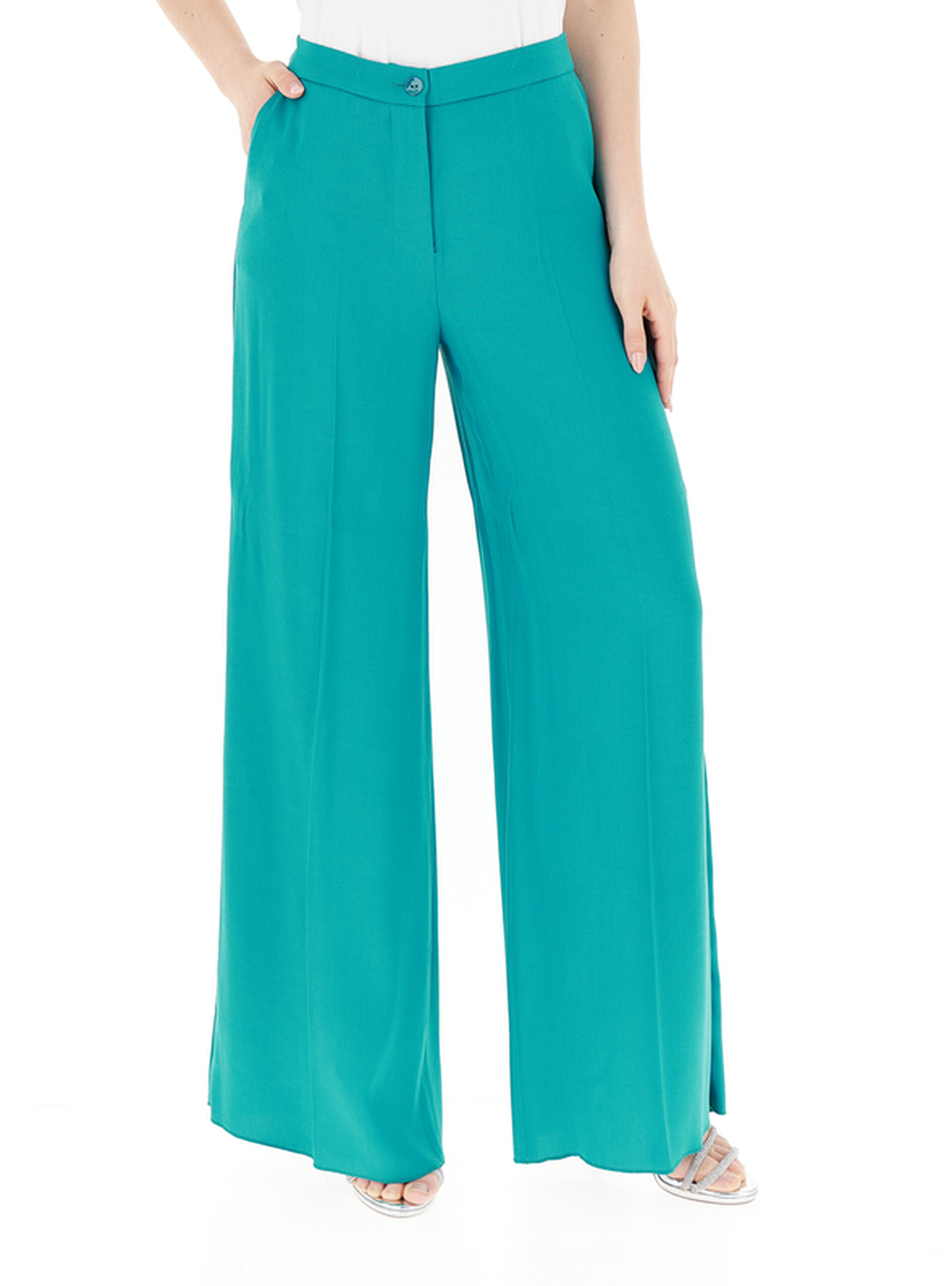 Pantalone a palazzo PETROLIO 48