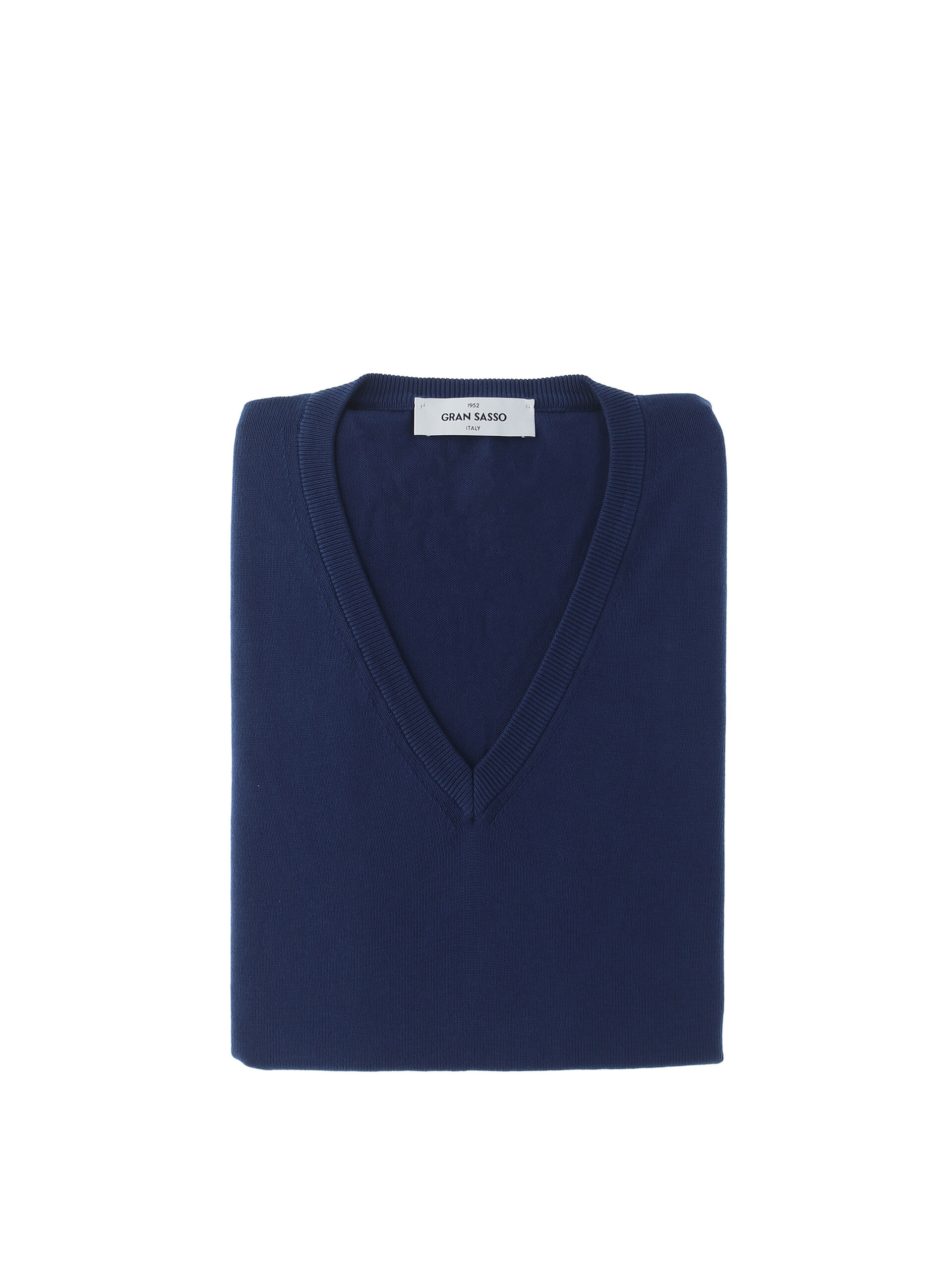 GRAN SASSO Gilet scollo V BLU 62