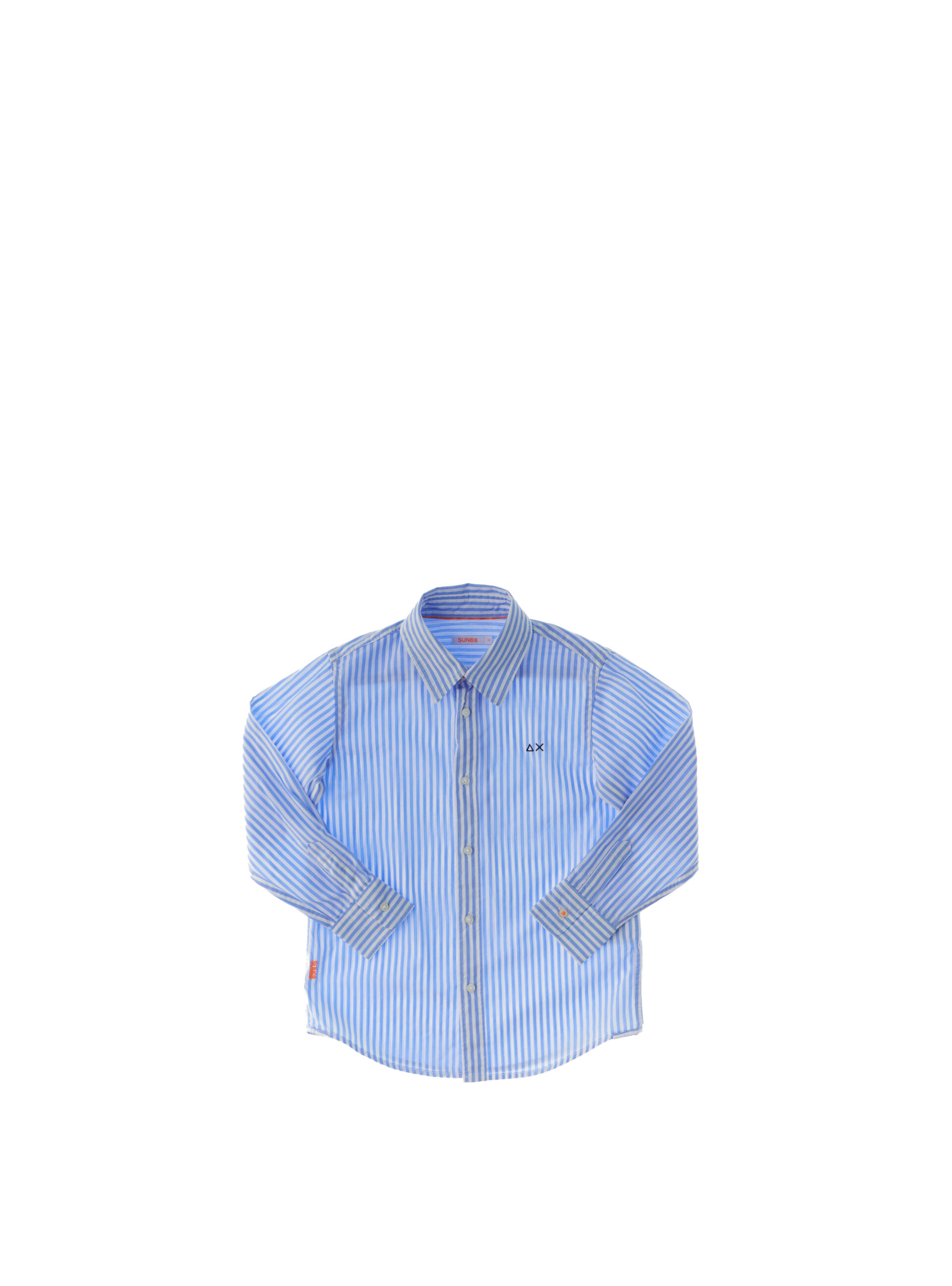 Camicia in cotone AZZURRO 10A