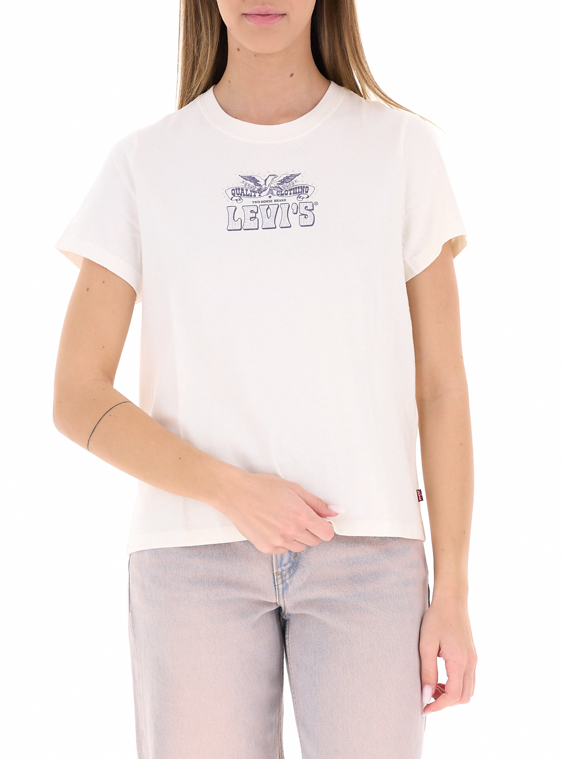 T-shirt girocollo LEVI'S PANNA