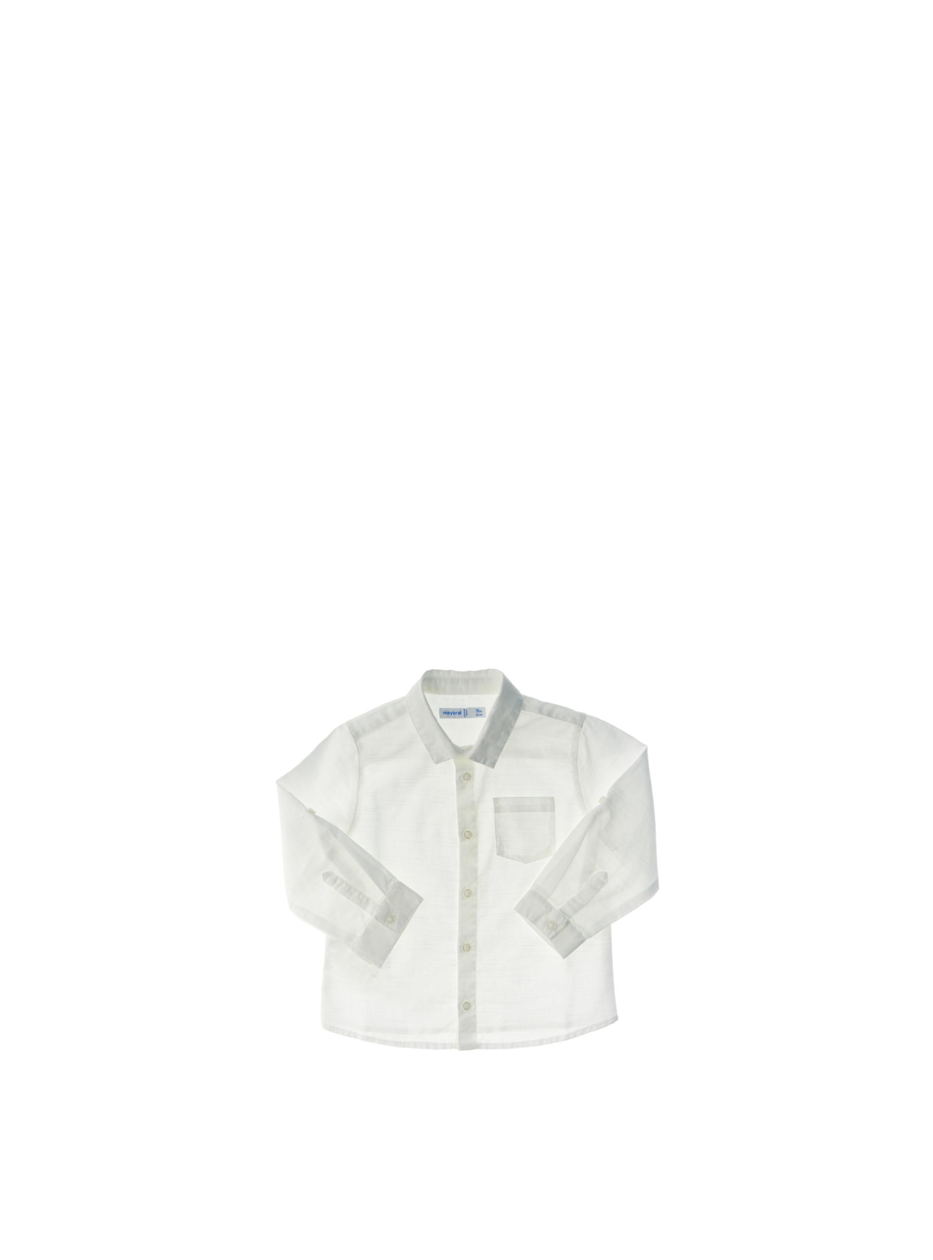 MAYORAL Camicia misto lino PANNA