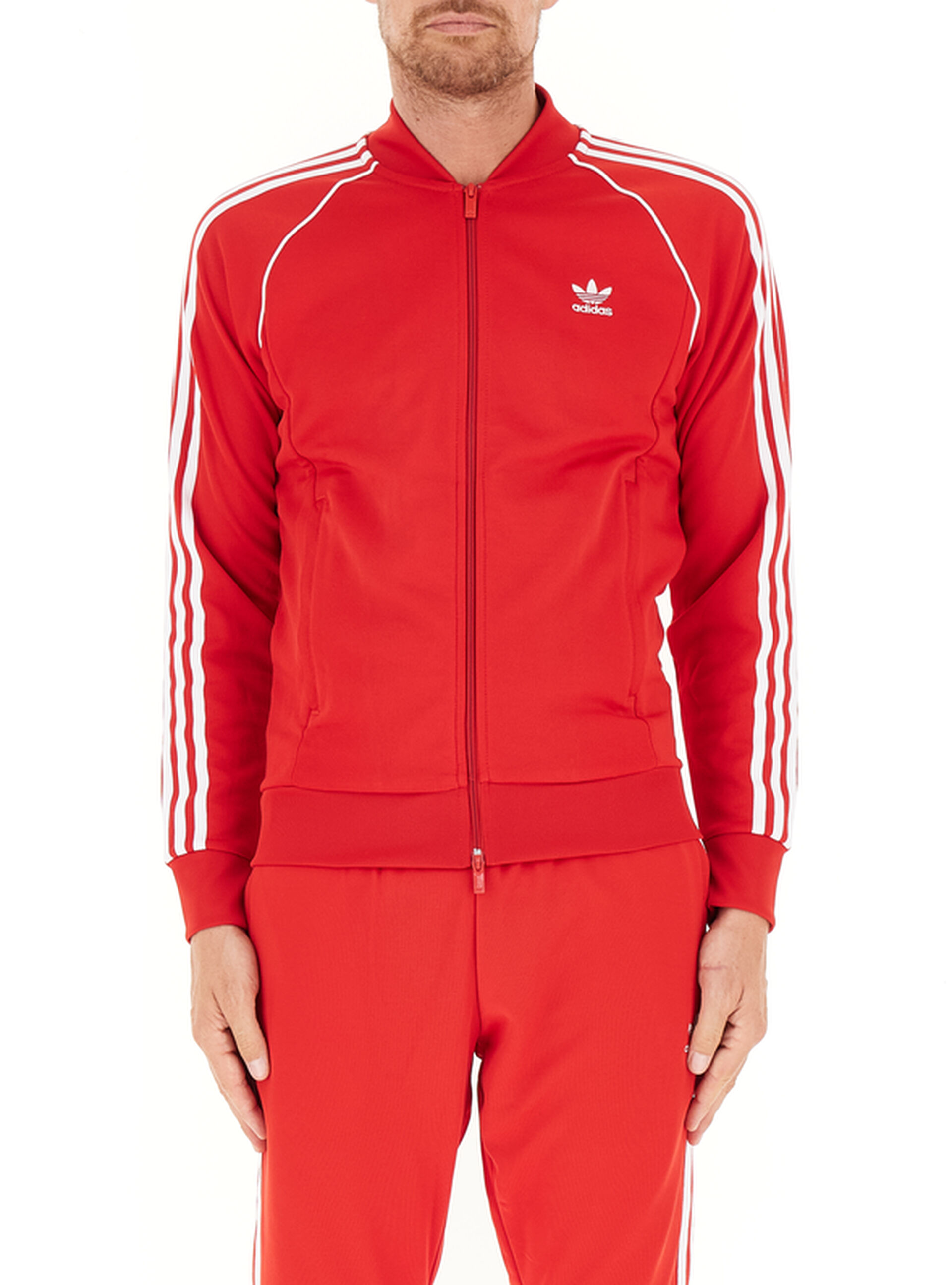 Adidas Felpa in acetato ROSSO