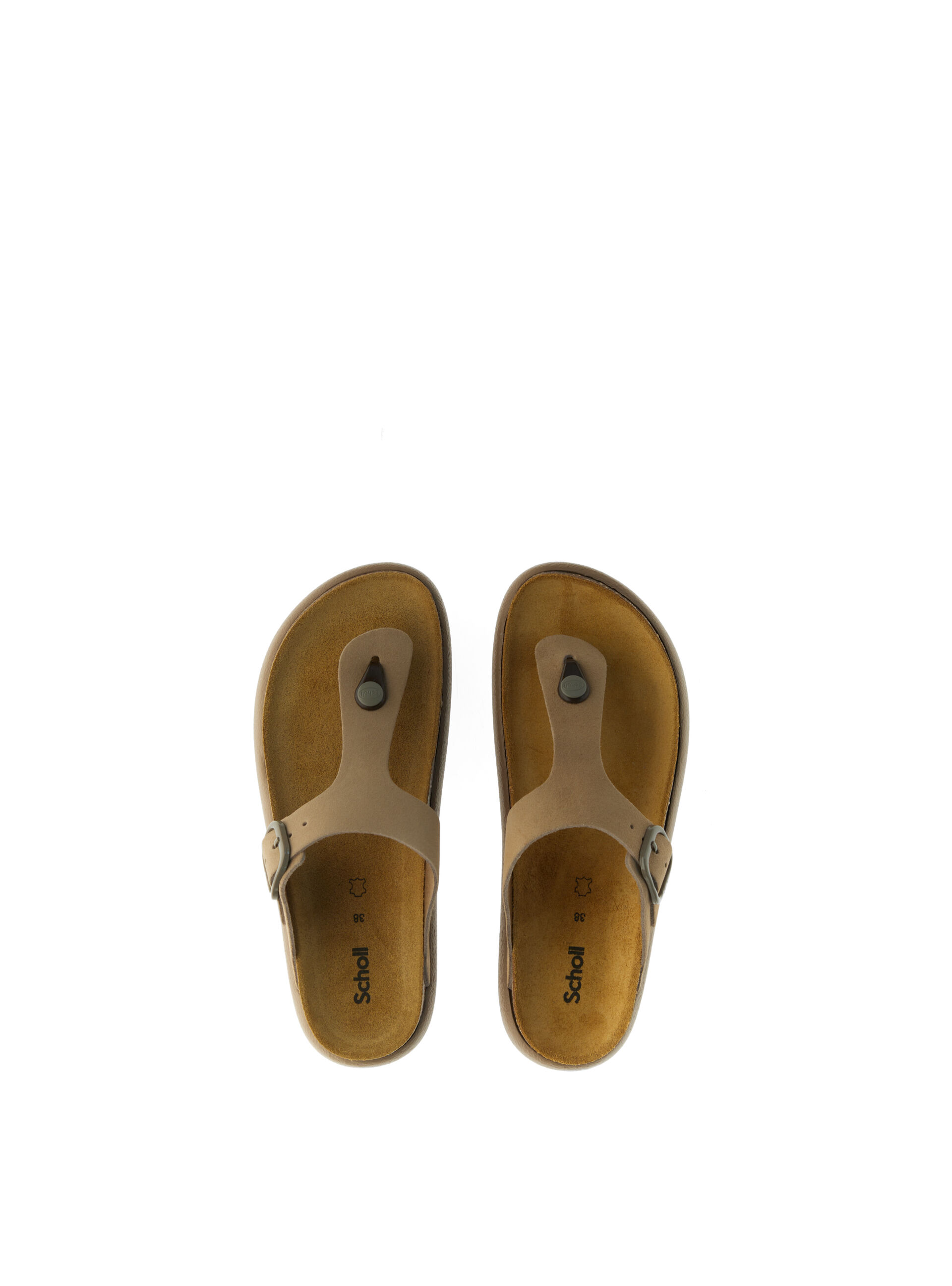 Ciabatte infradito pelle BEIGE 38