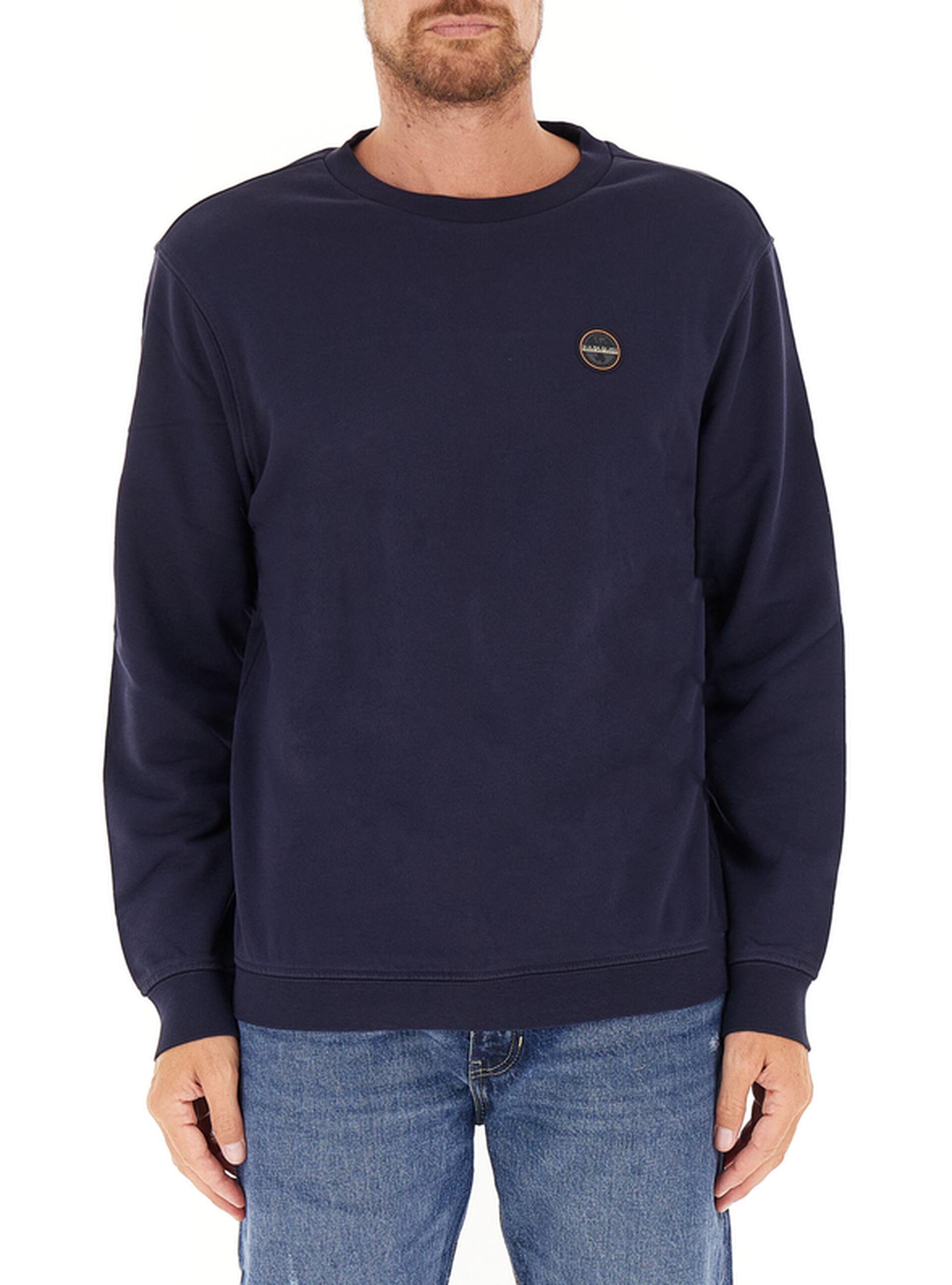 Napapijri Felpa girocollo BLU NAVY