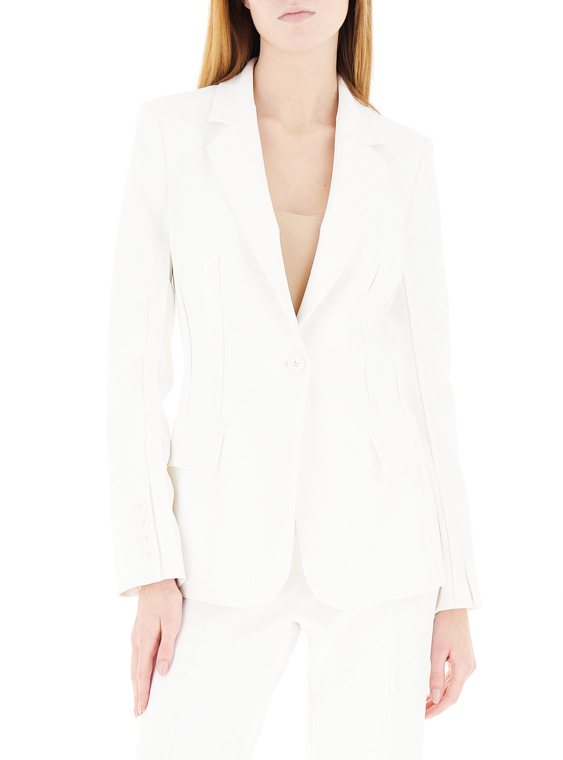 Blazer monopetto PANNA 42