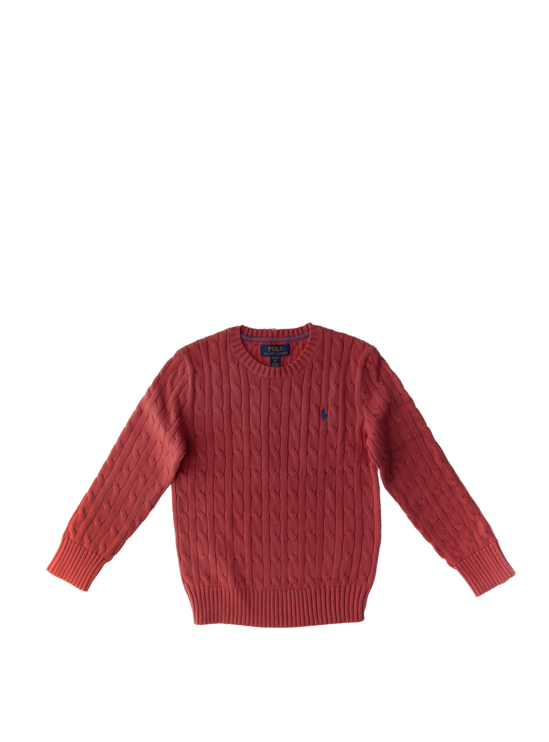Maglione girocollo POLO BOYS LAMPONE S