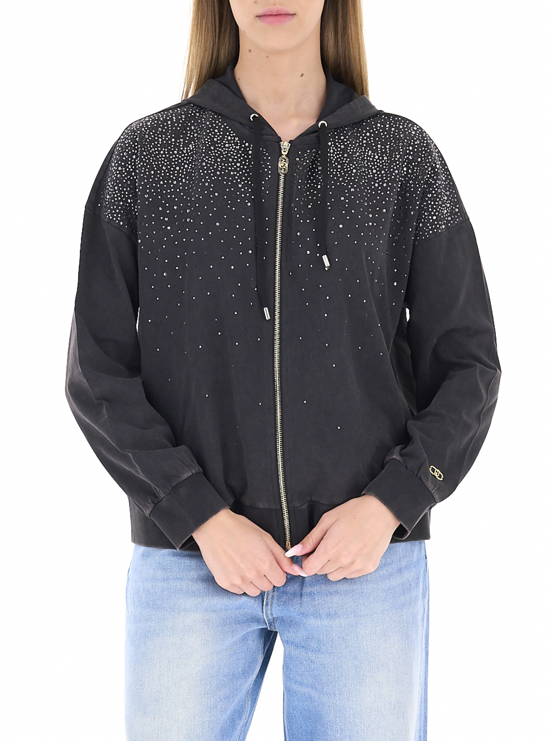 Felpa con zip SPORT ANTRACITE S