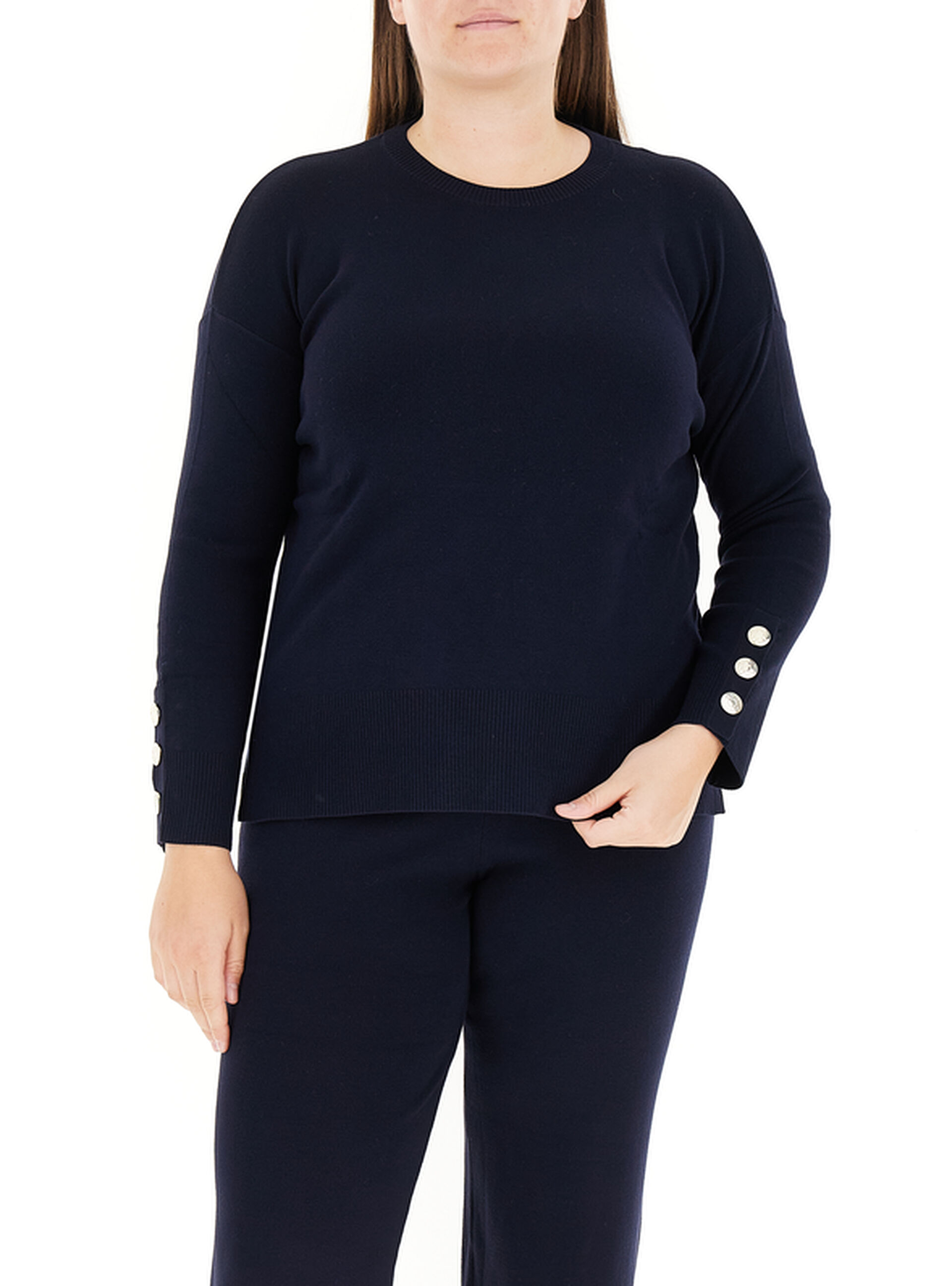 Maglia misto viscosa BLU NOTTE