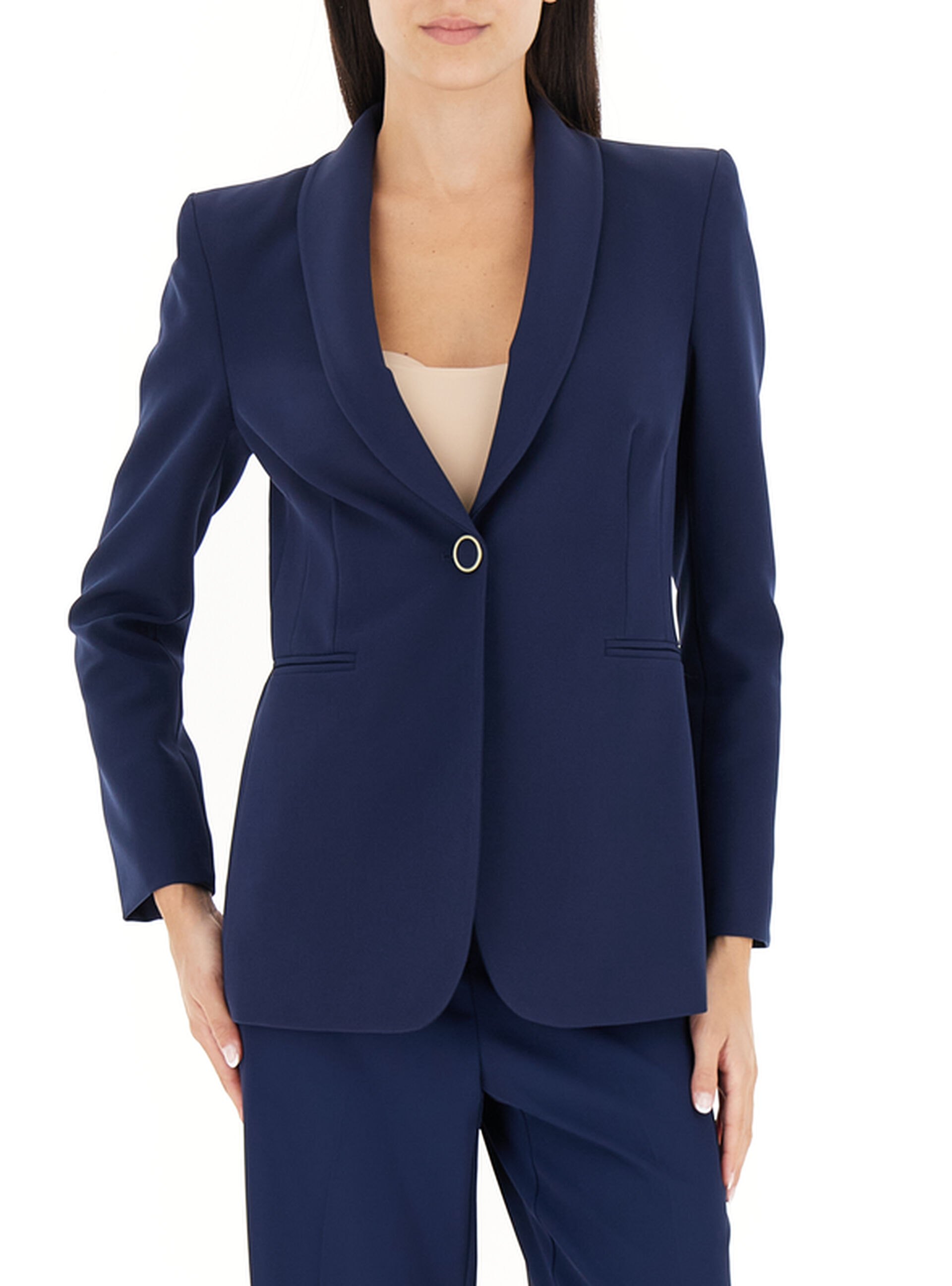 Blazer monopetto BLU NAVY