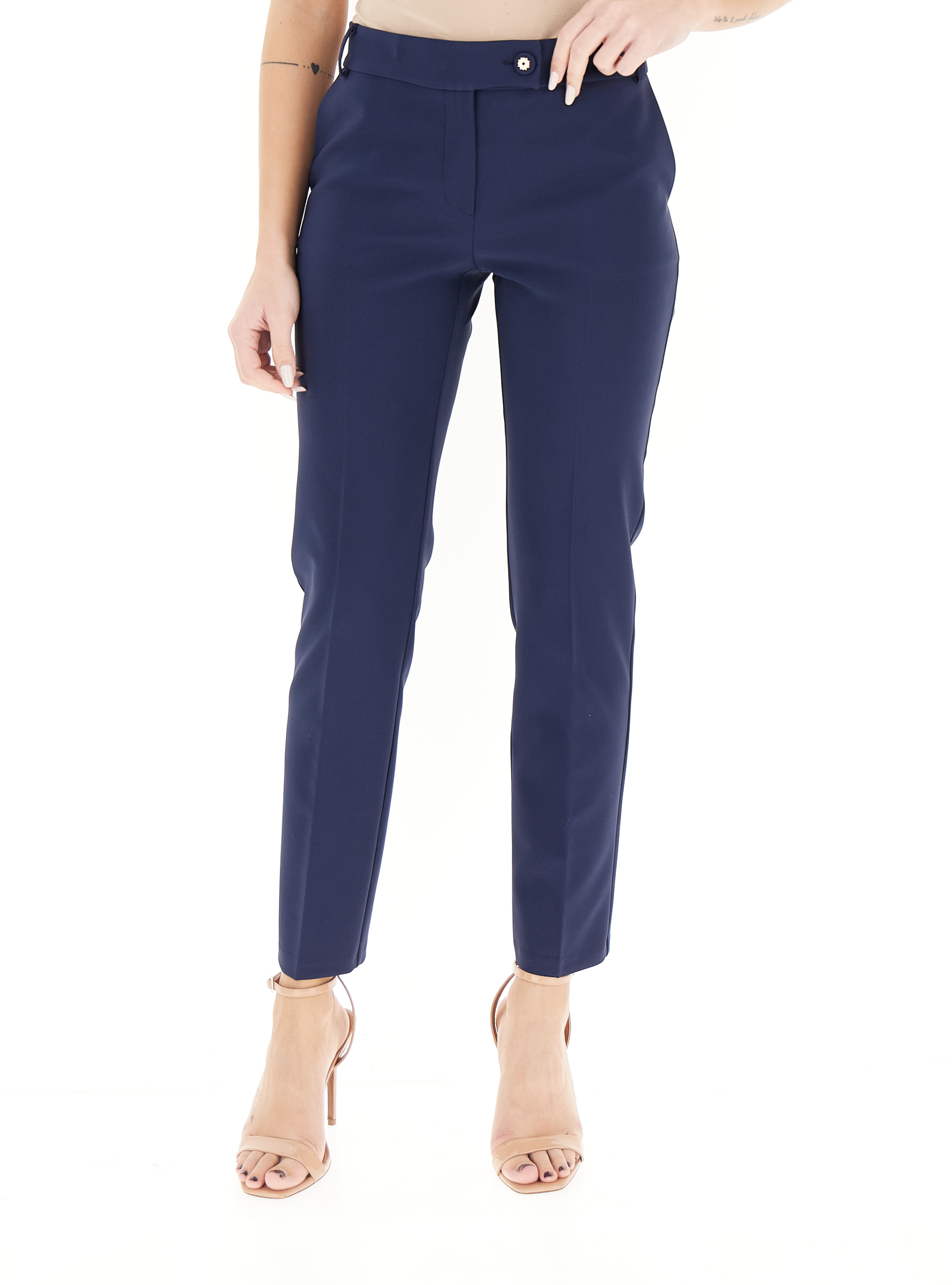 Pantalone a sigaretta BLU NOTTE