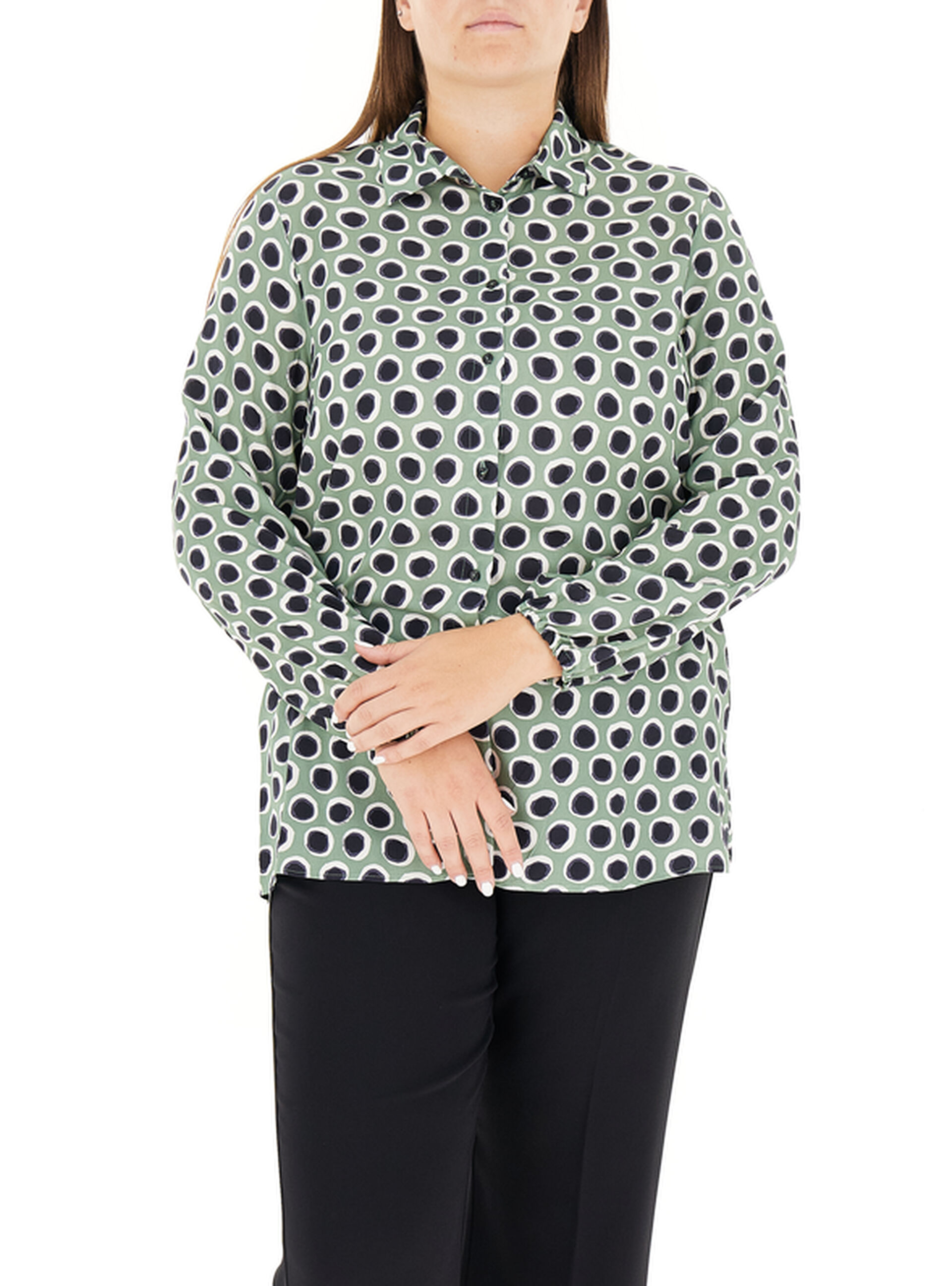Camicia in viscosa SALVIA