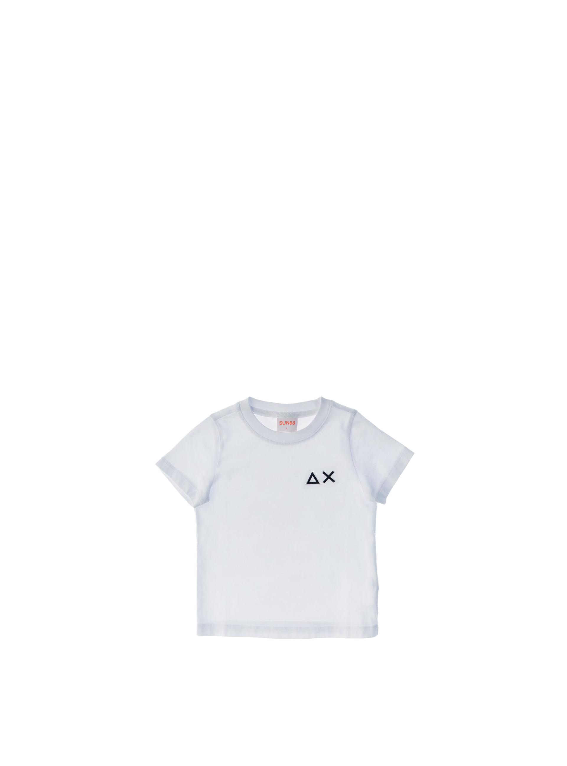 SUN68 T-shirt girocollo PANNA