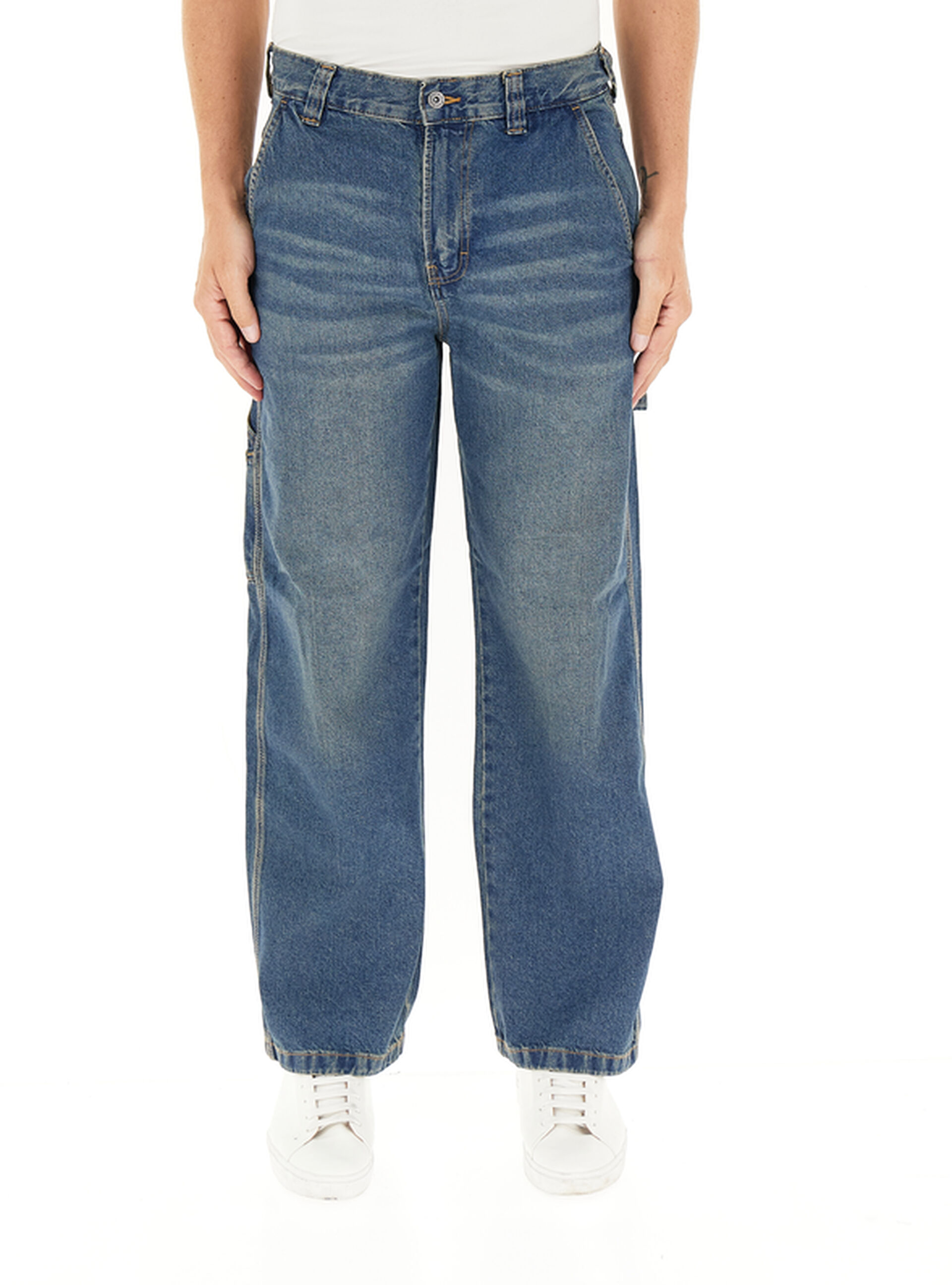 Dickies Jeans wide leg BLU CHIARO