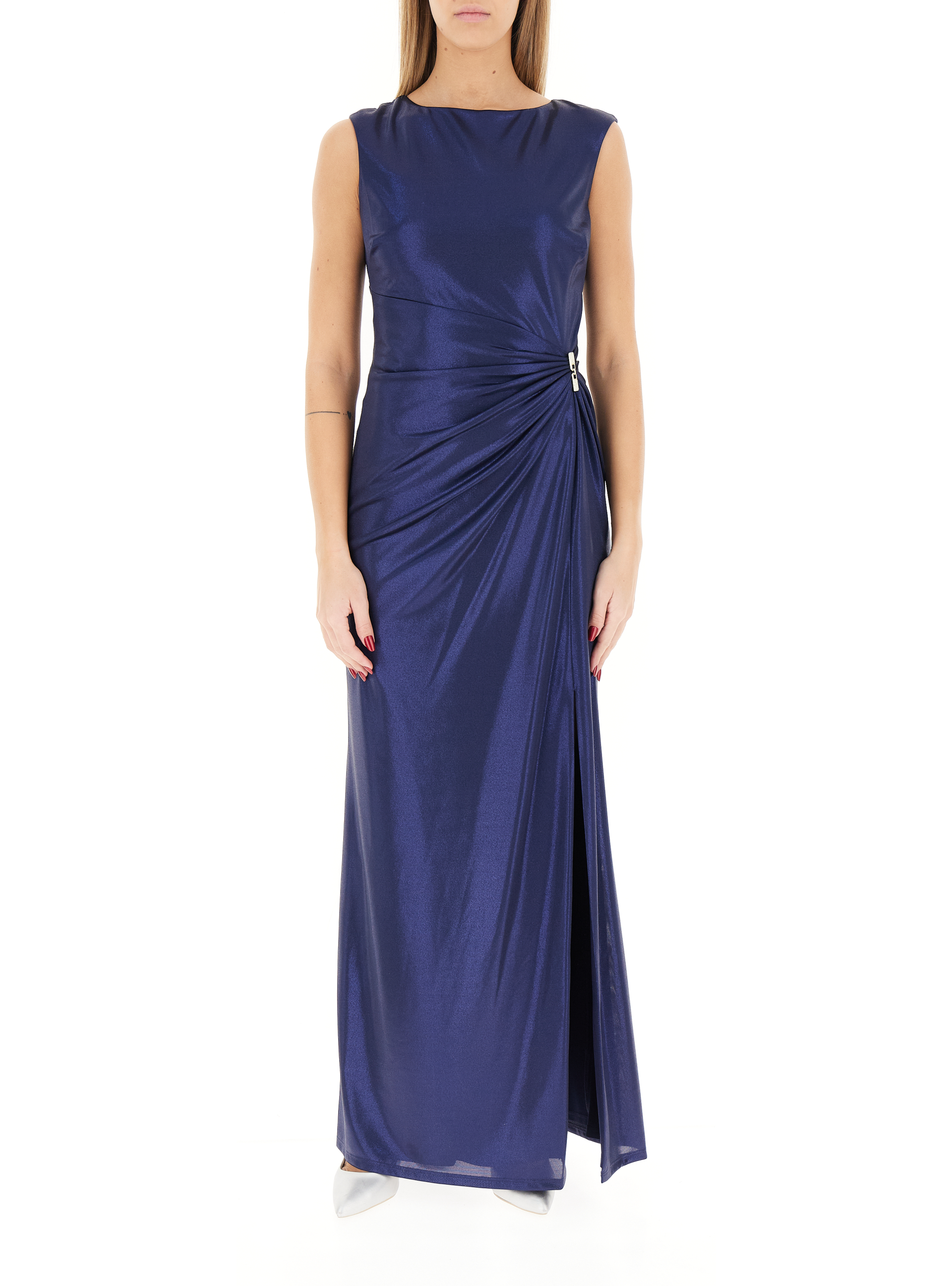 Abito lungo laminato LAUREN BLU