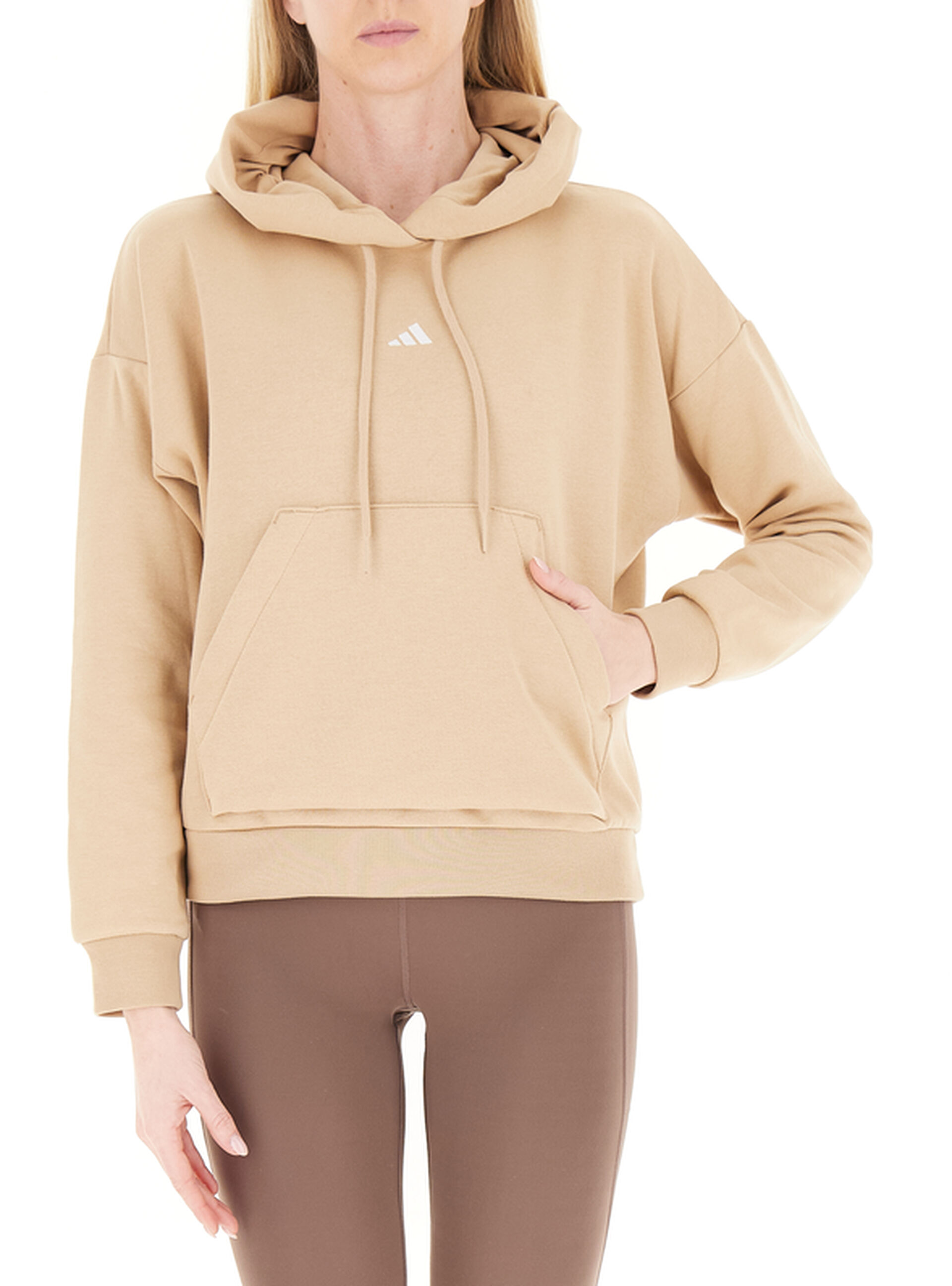 Adidas Felpa con cappuccio SABBIA