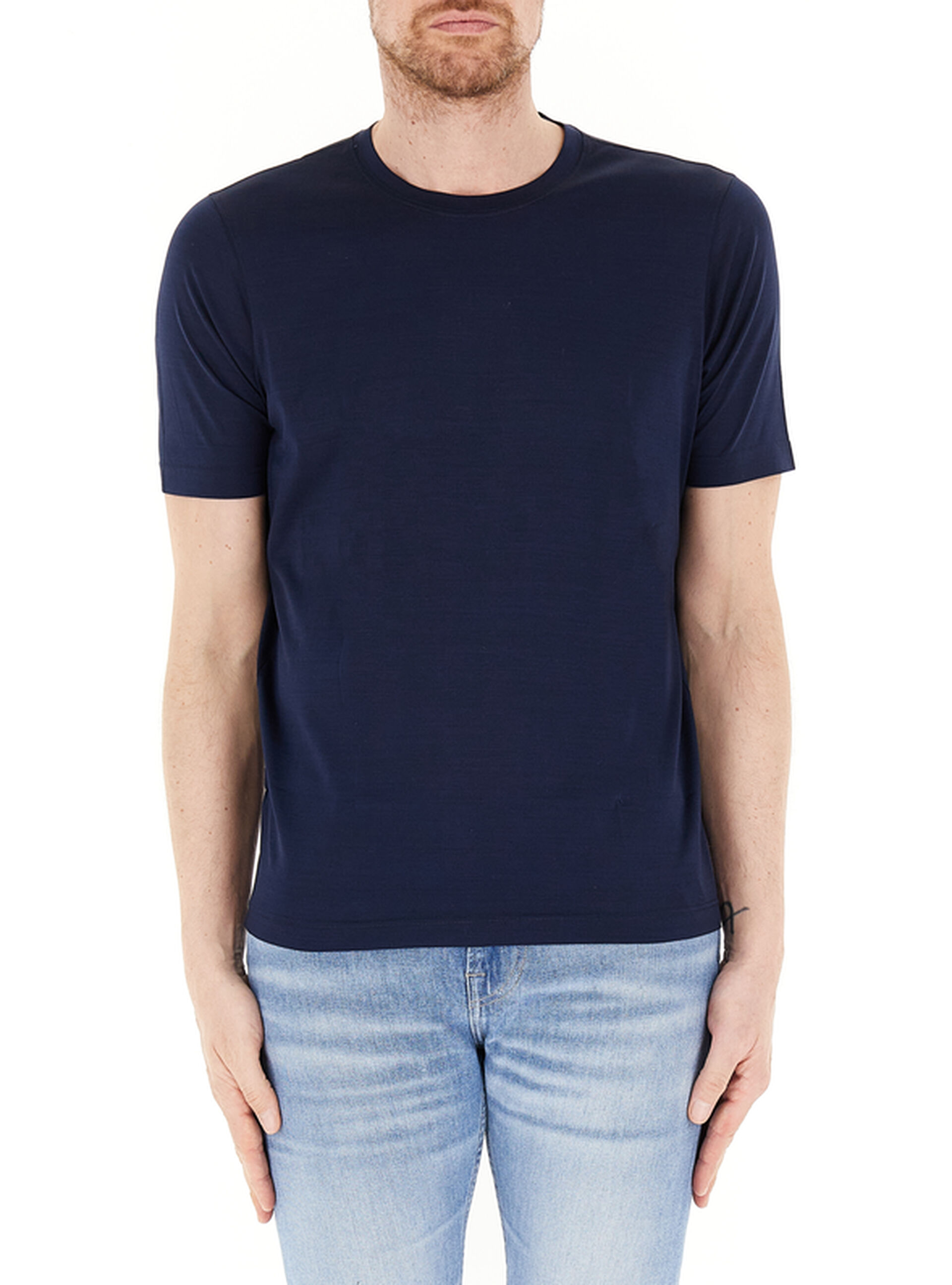 T-shirt in cotone BLU NAVY