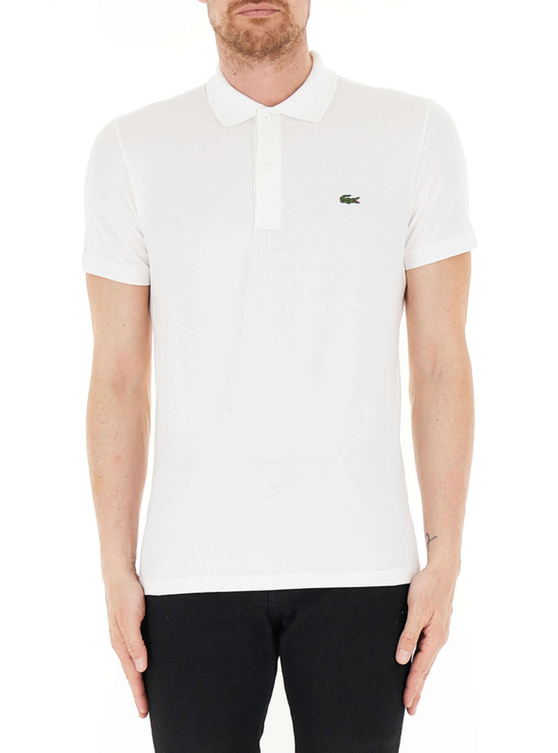 Lacoste Polo regular BIANCO 7