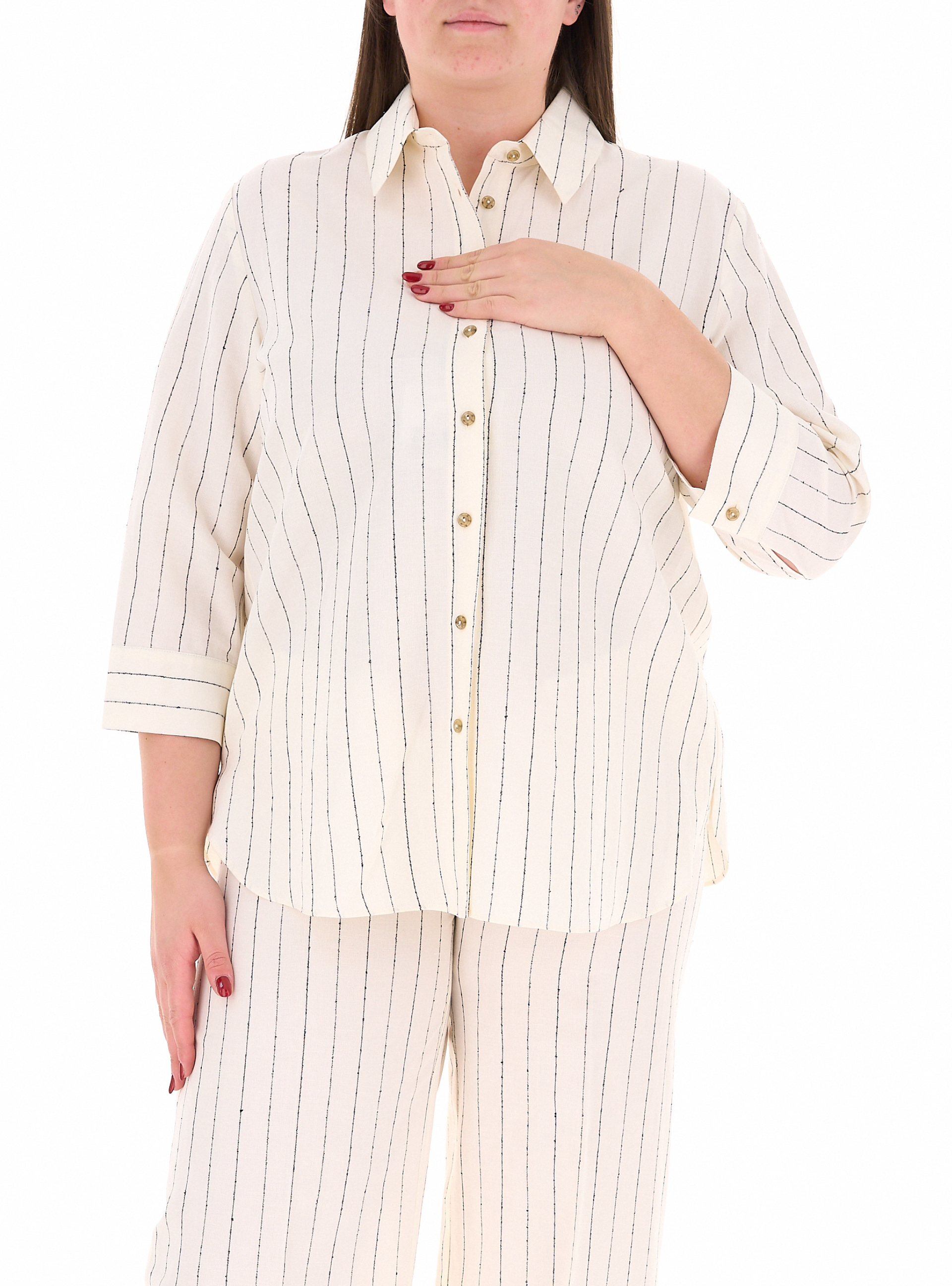Camicia a righe CREMA 21