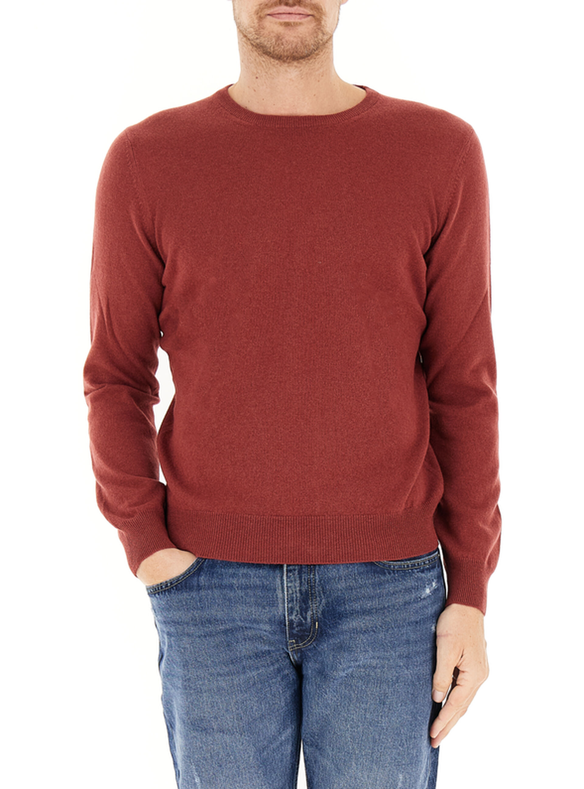 Maglione girocollo MATTONE 58