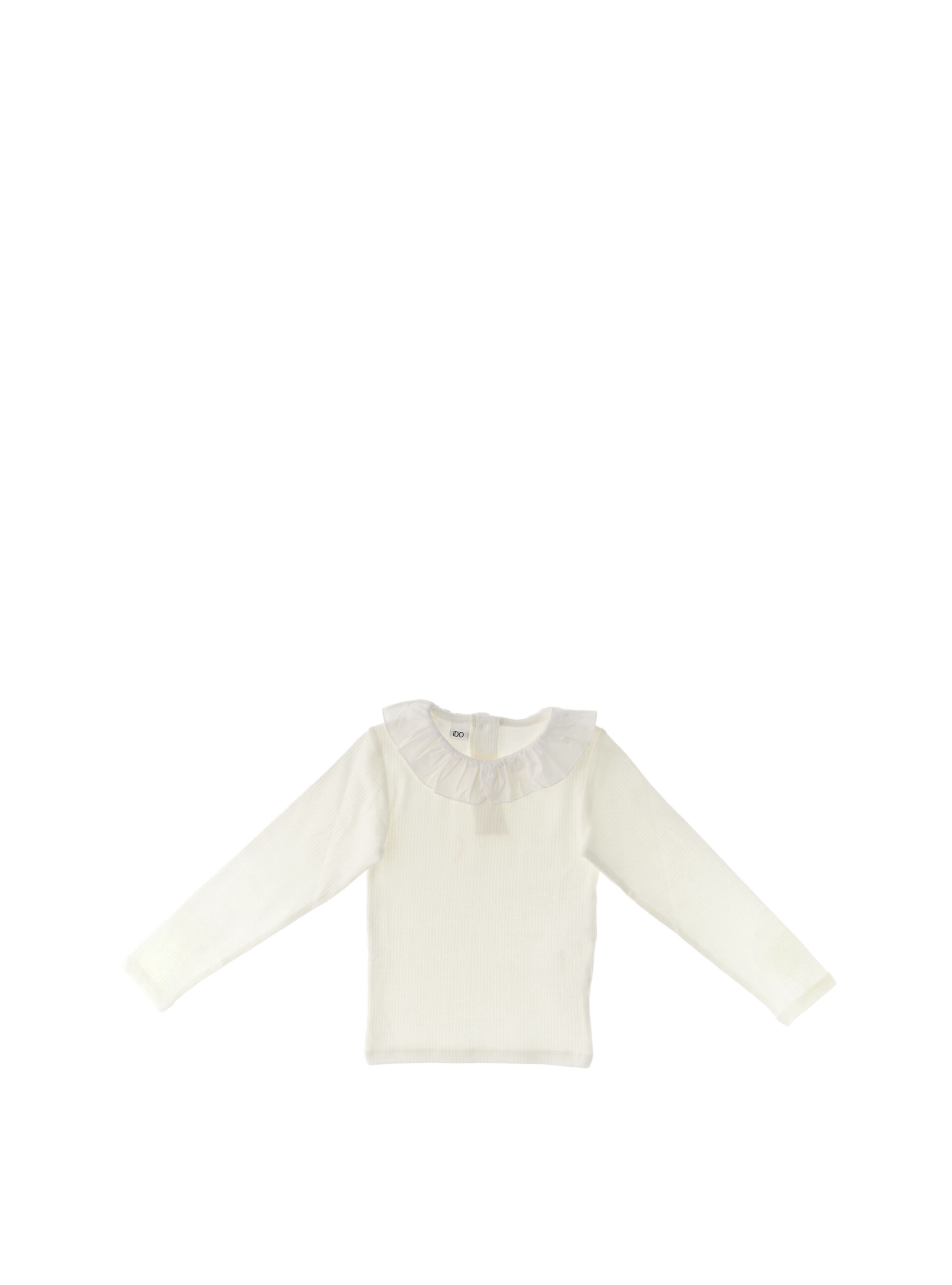 IDO Maglia con colletto BIANCO