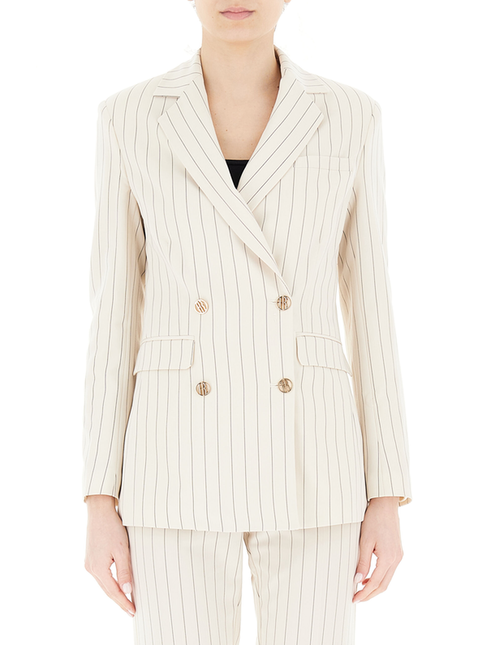 Blazer doppiopetto PANNA L