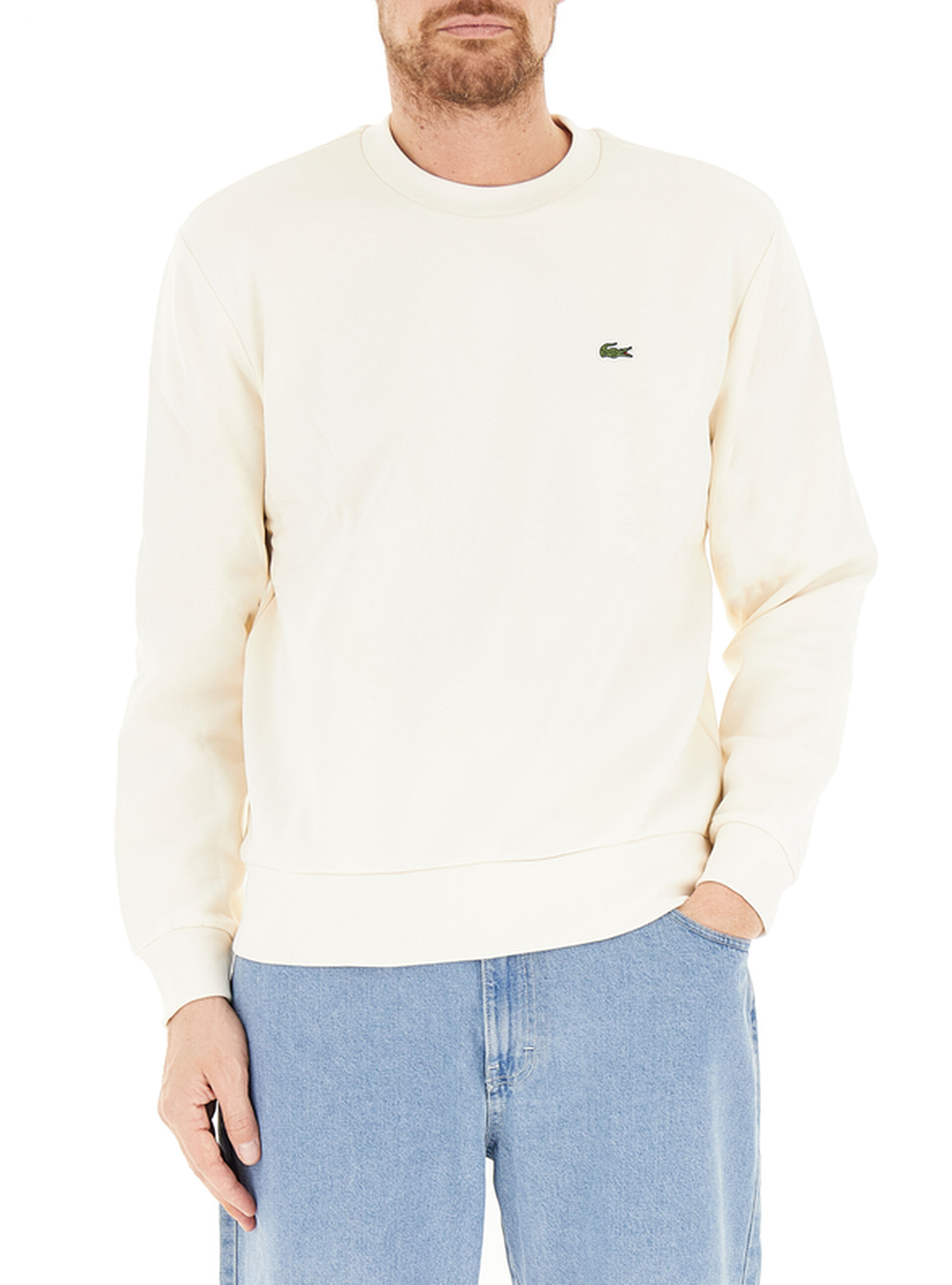 Lacoste Felpa girocollo BURRO