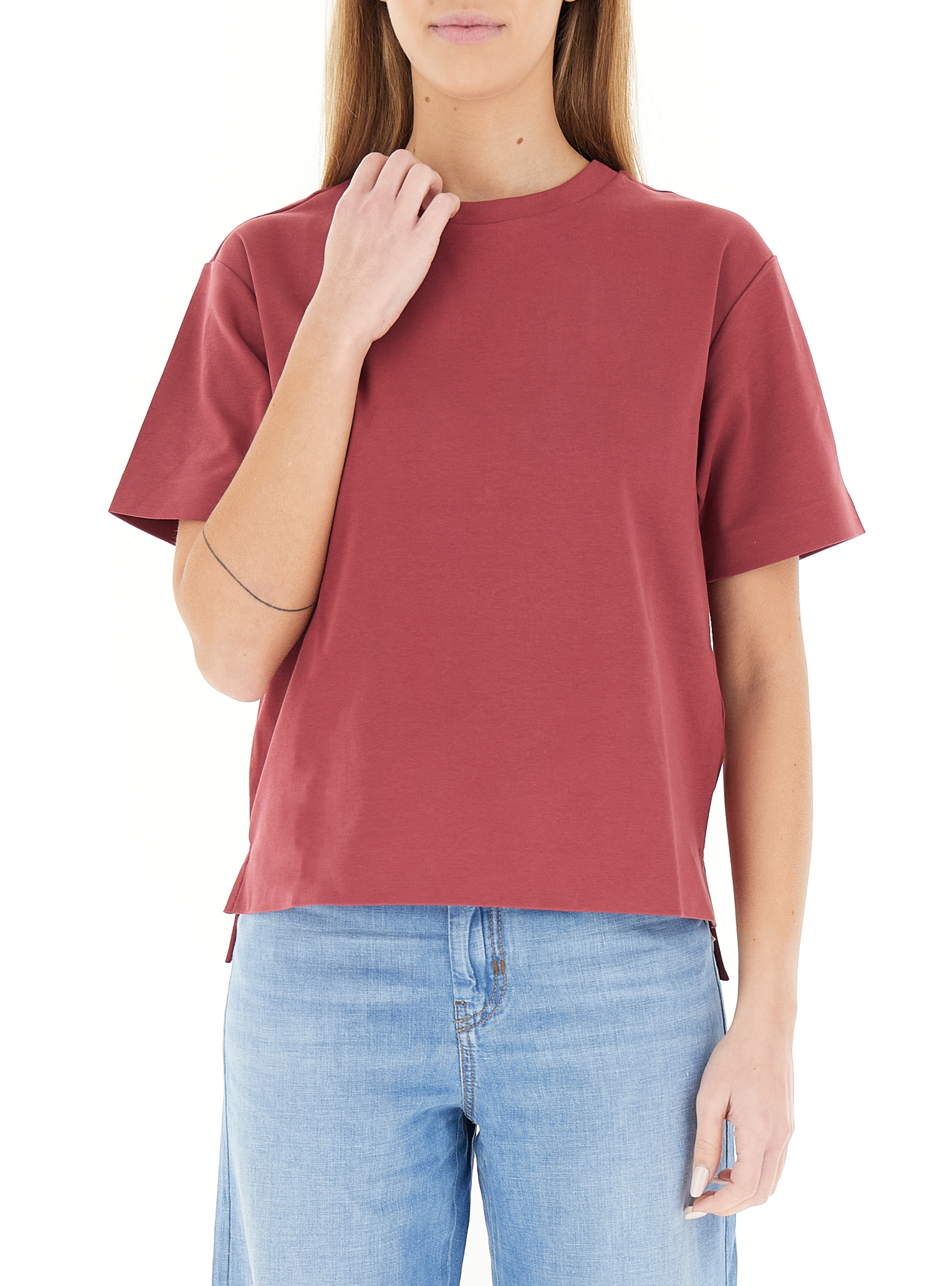 T-shirt girocollo ROSA SCURO
