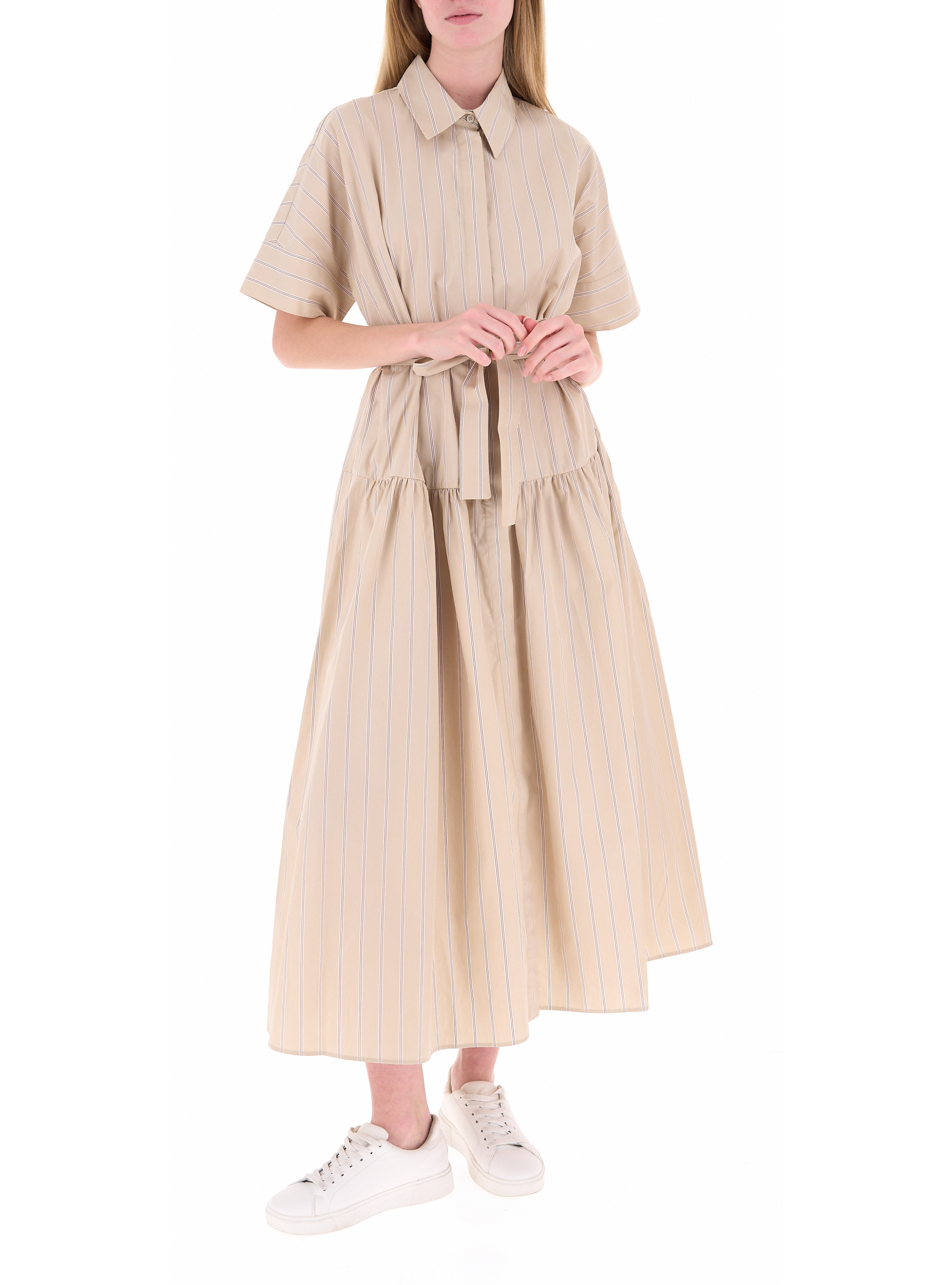 Abito maniche corte BEIGE