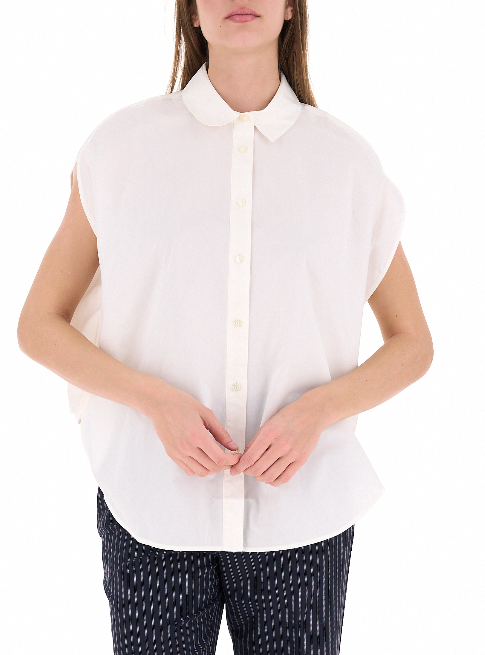 WOOLRICH Camicia in cotone PANNA