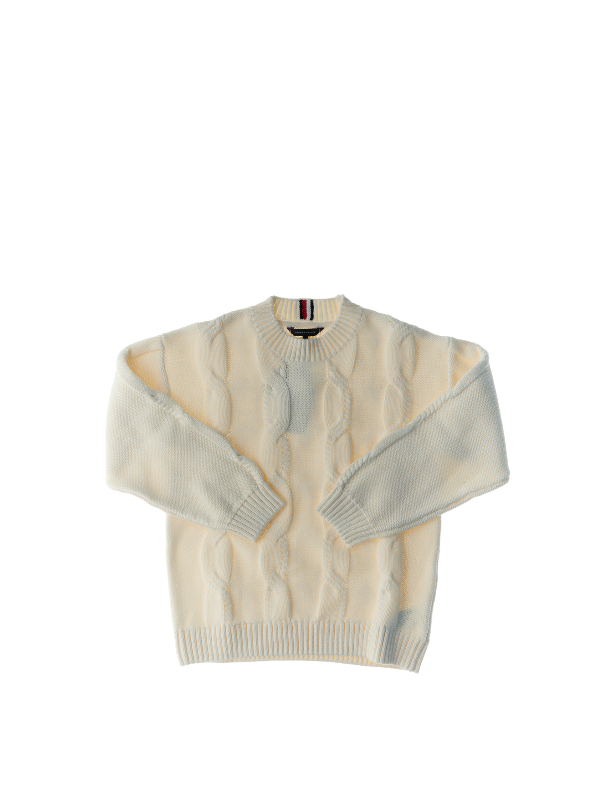 Maglione a trecce BURRO