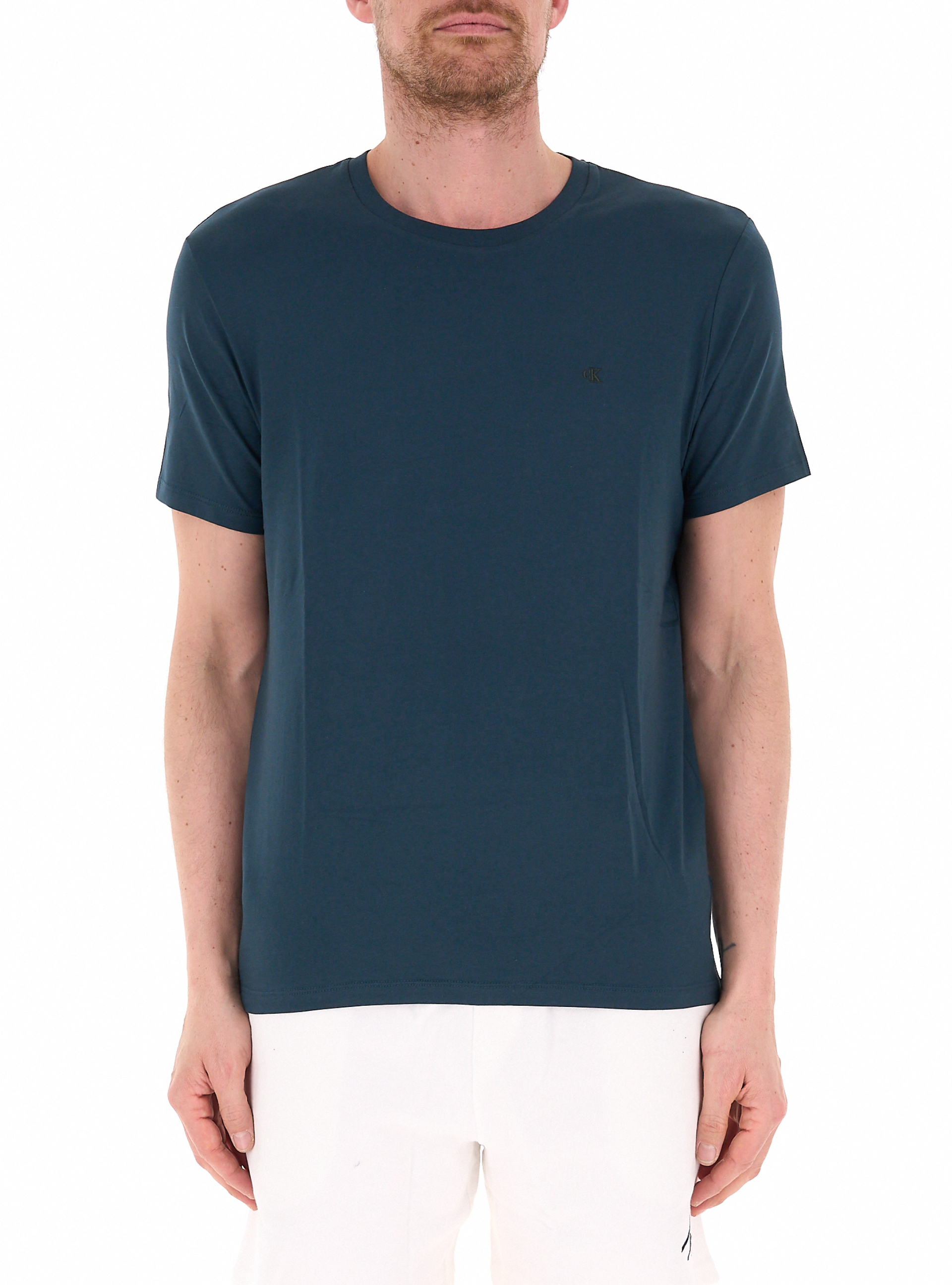T-shirt girocollo PETROLIO