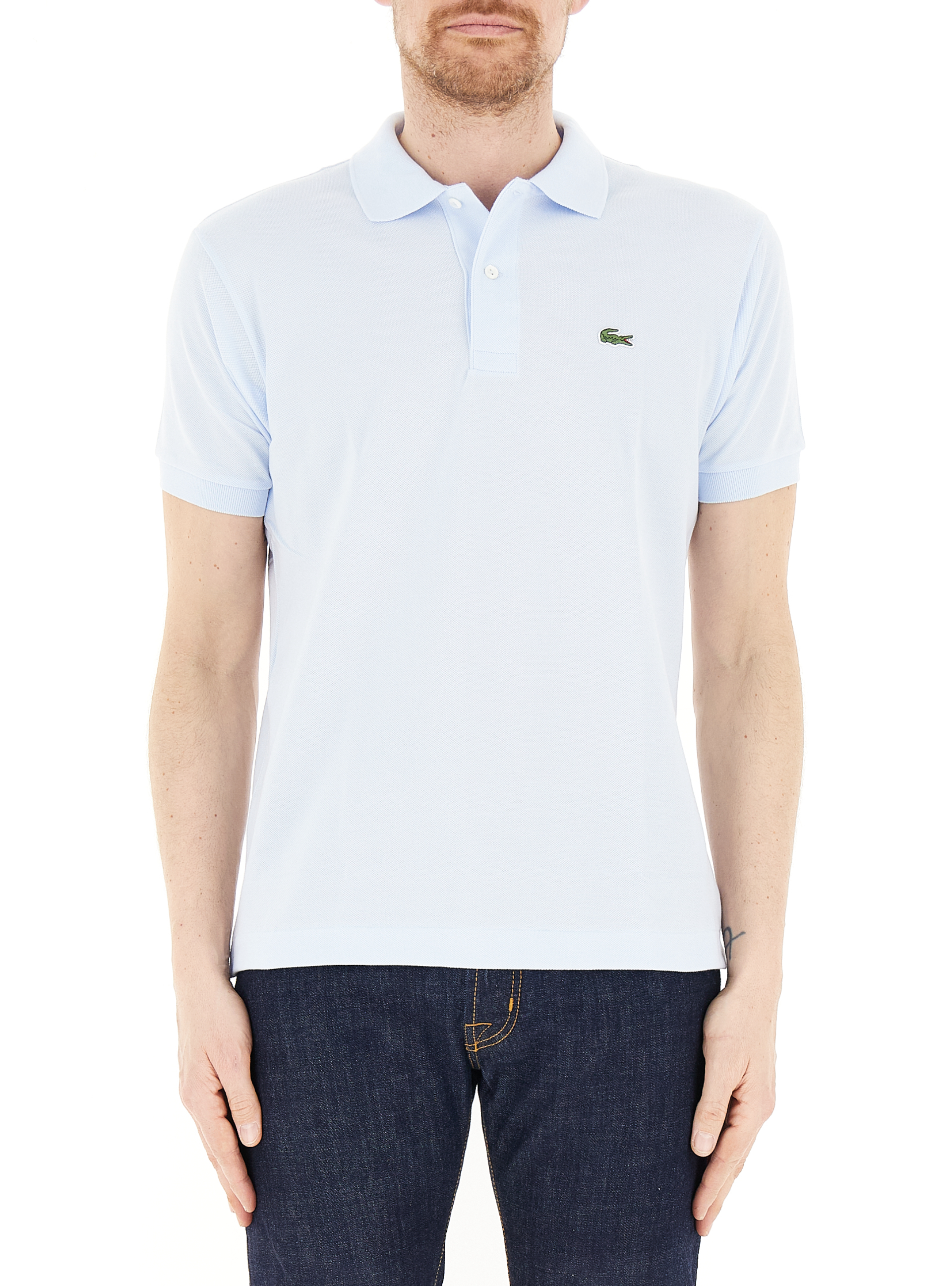Polo classic fit AZZURRO CHIARO