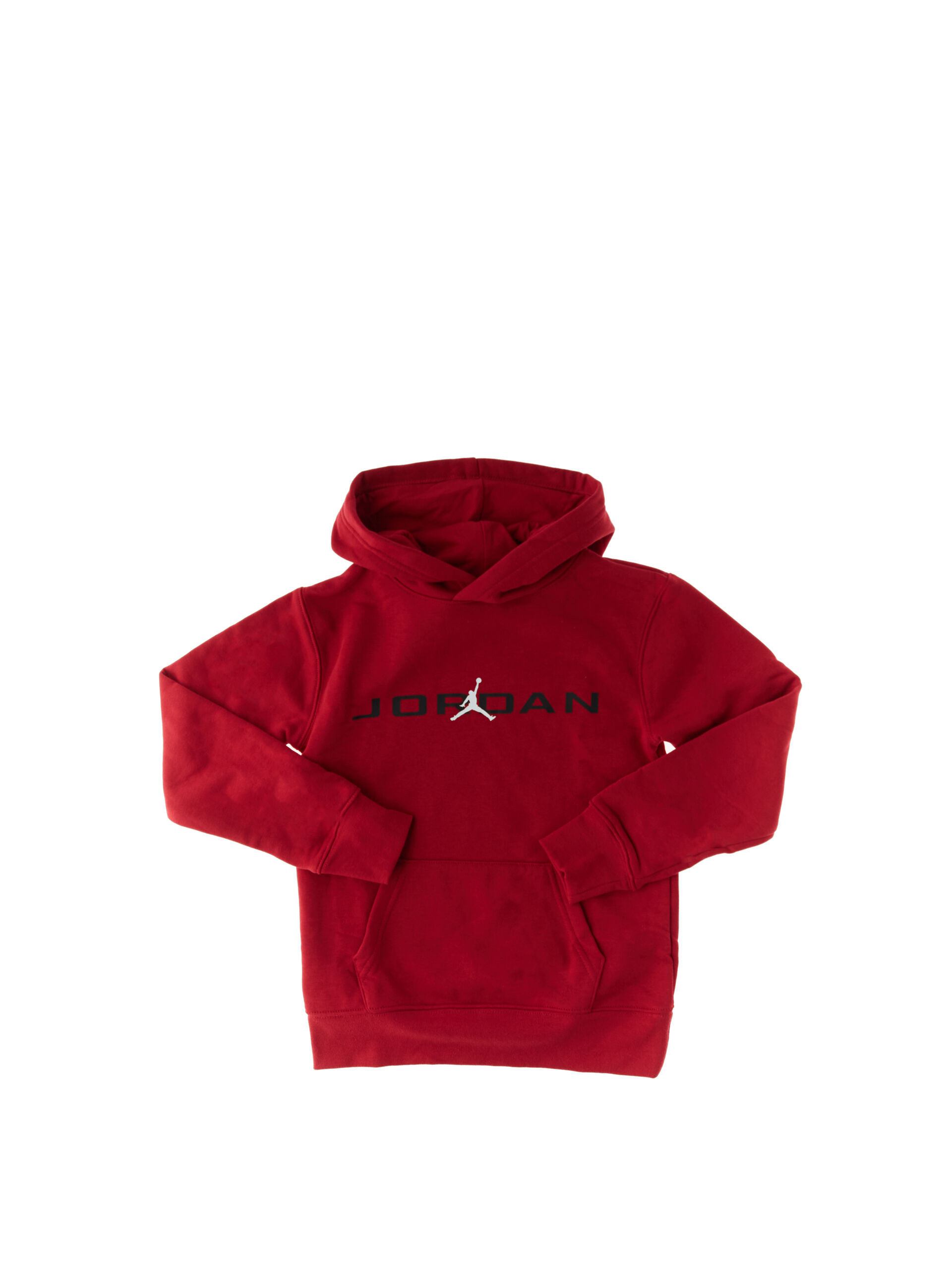 Felpa con cappuccio JORDAN ROSSO 8-10