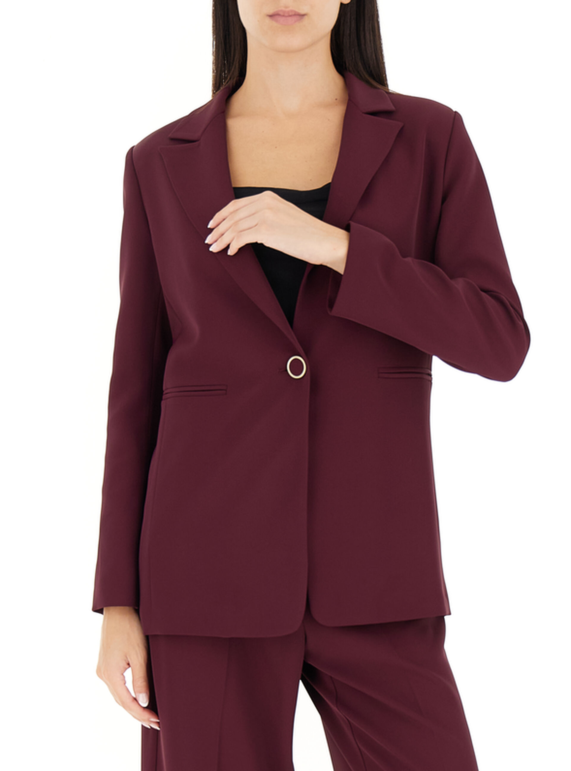 Blazer monopetto BORDEAUX