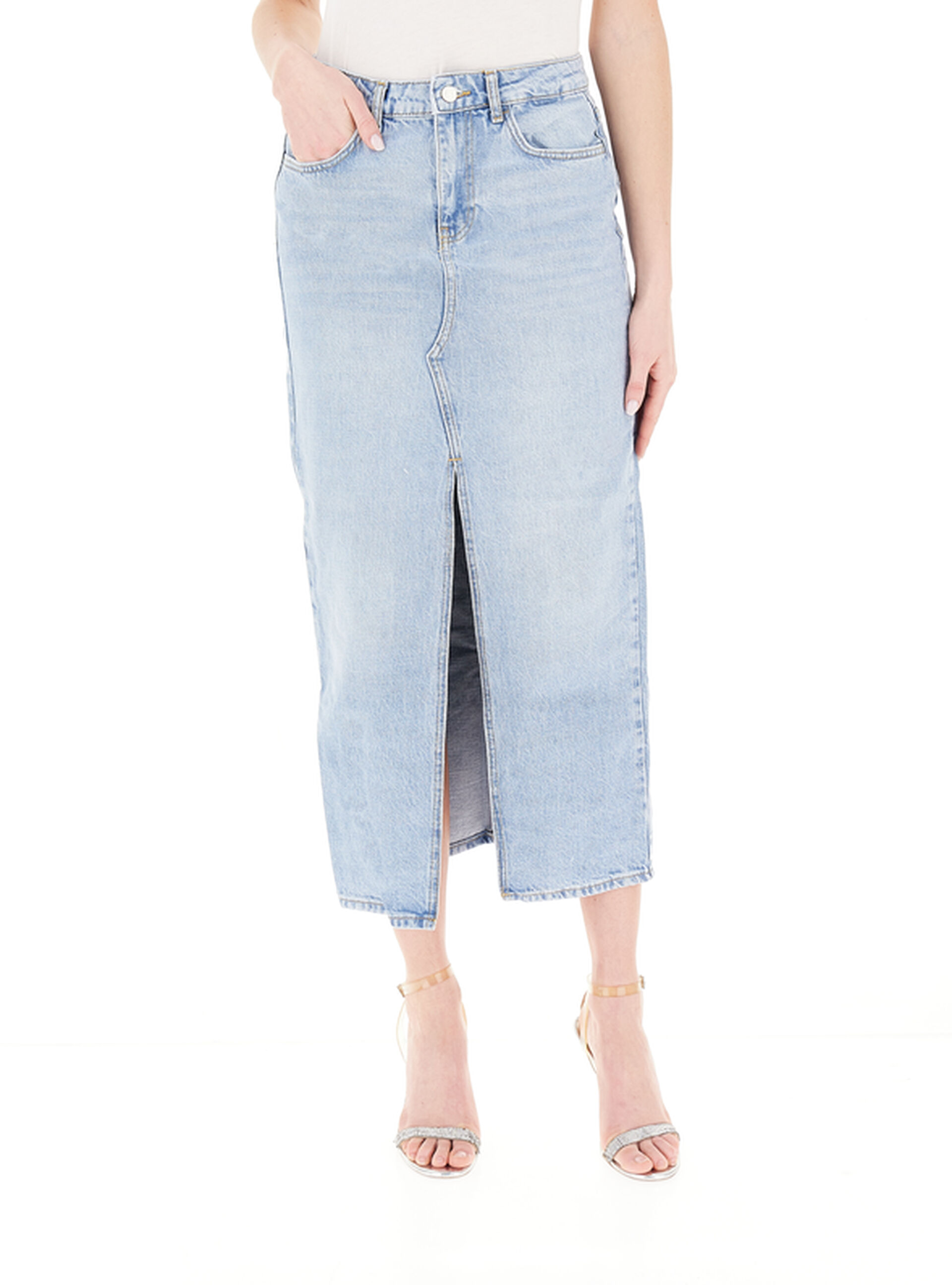 LIU JO Gonna in jeans AZZURRO 31