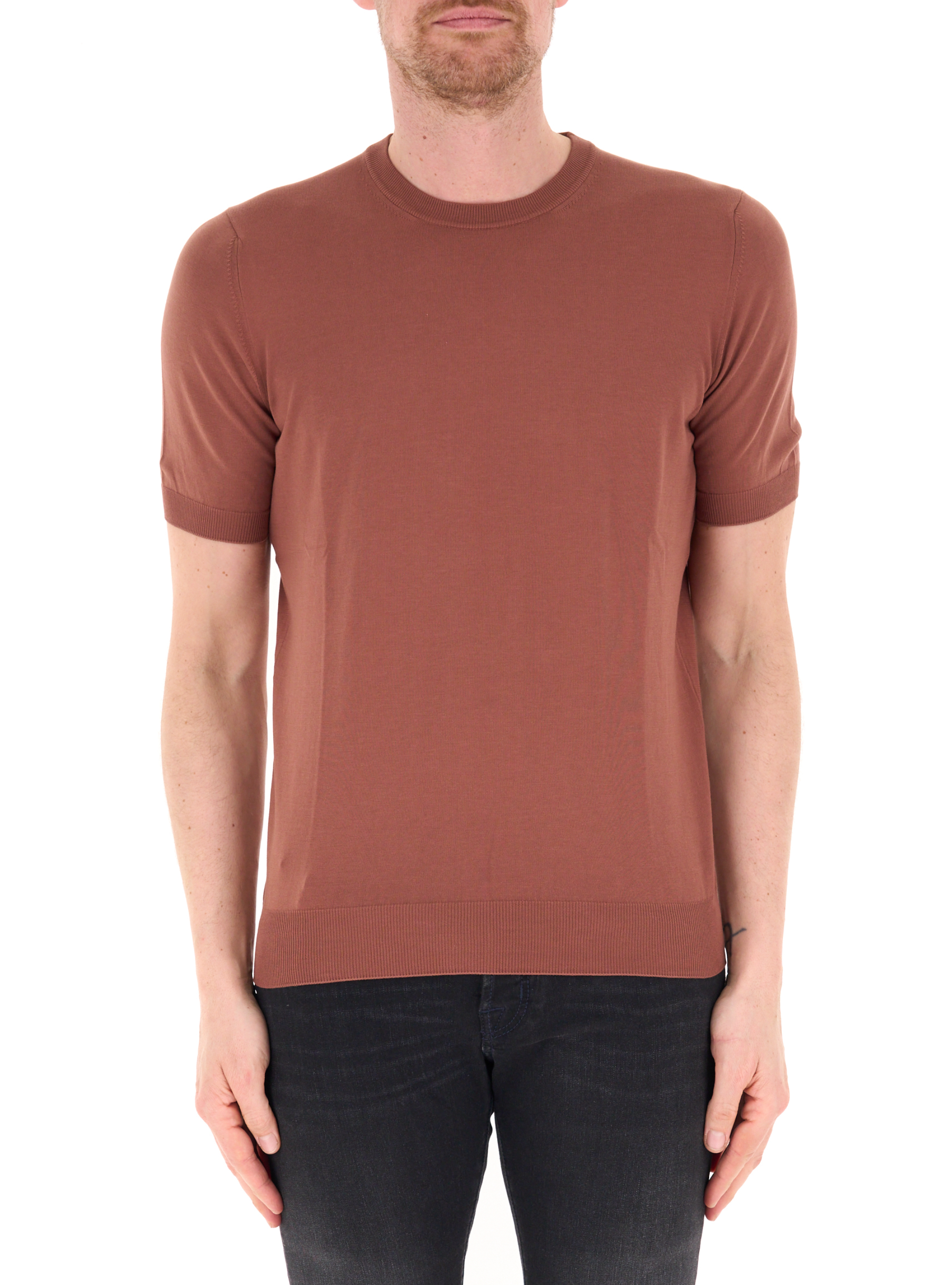 Maglia maniche corte MATTONE