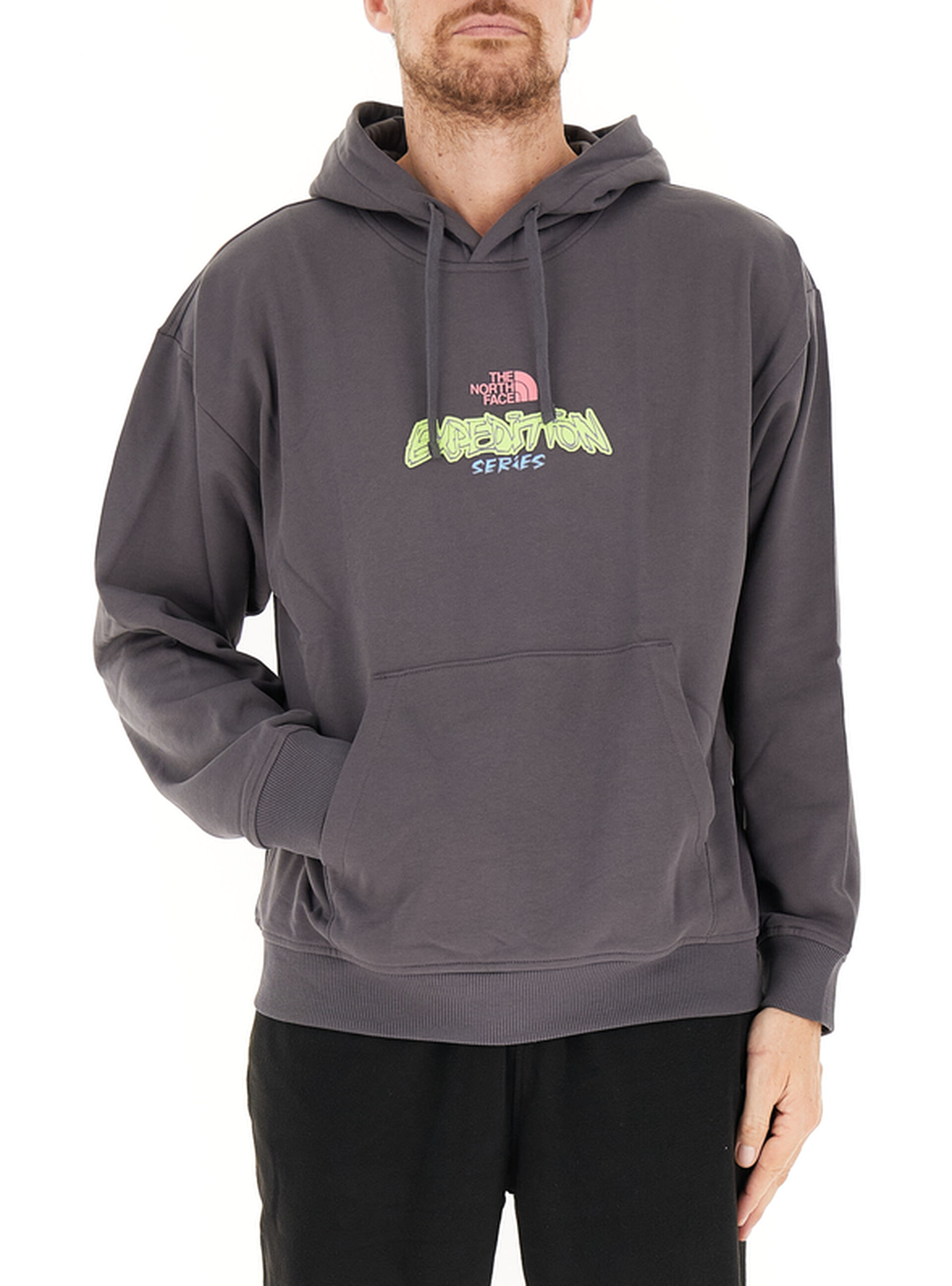 Felpa con cappuccio URBAN GRIGIO SCURO M