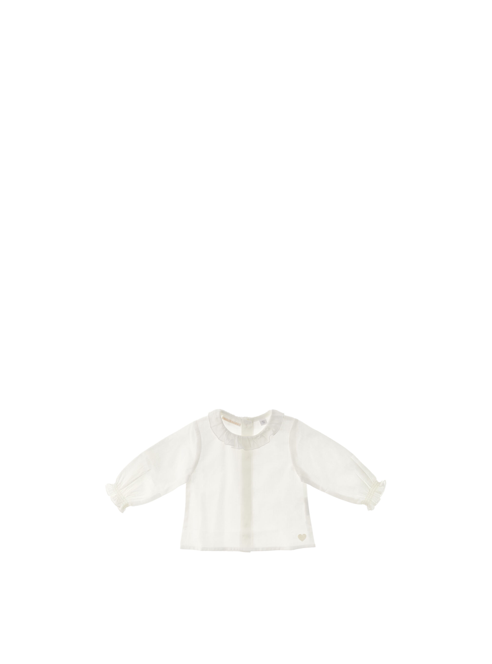 Blusa in cotone BIANCO 9M