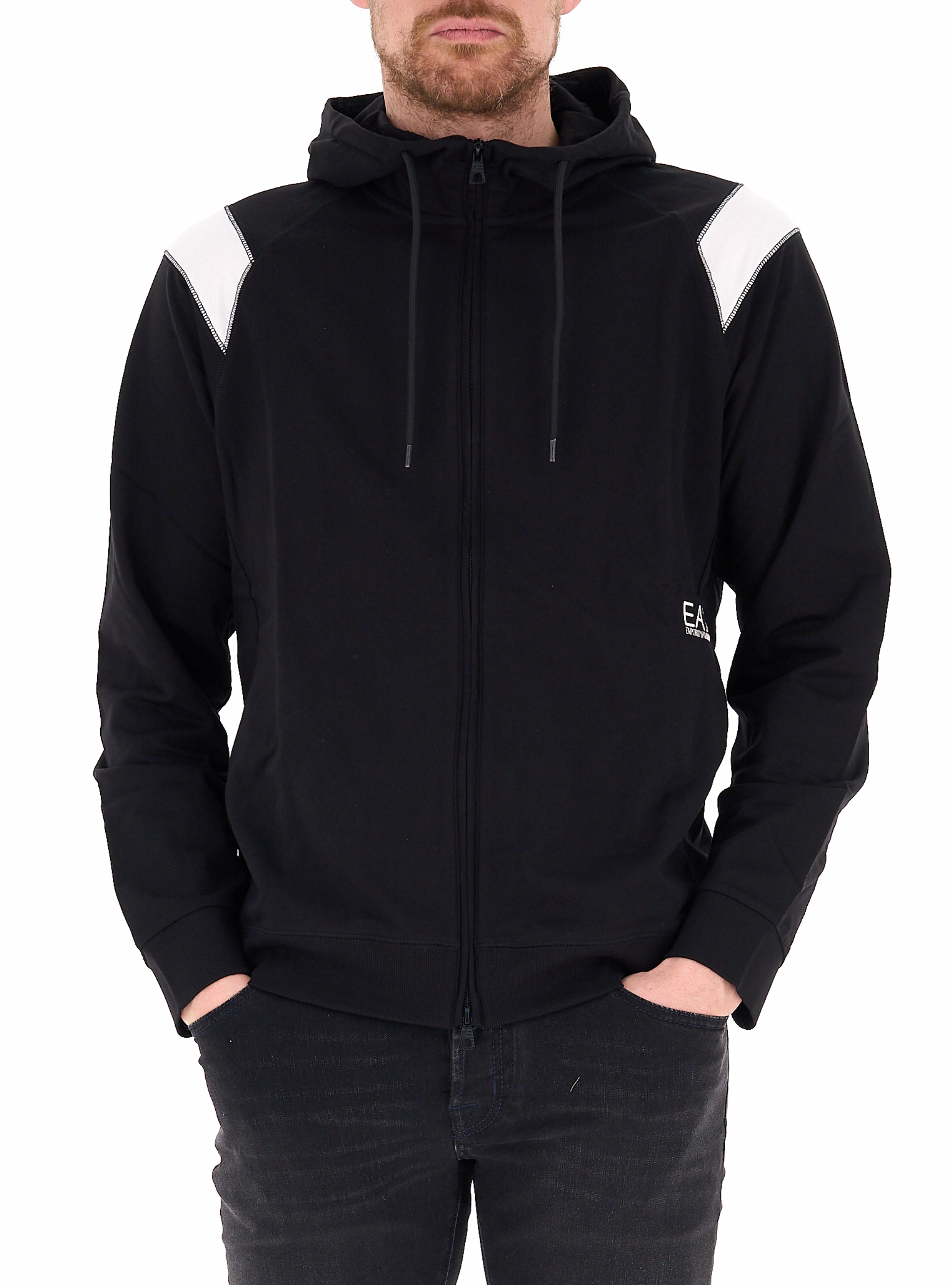 Felpa in cotone NERO L