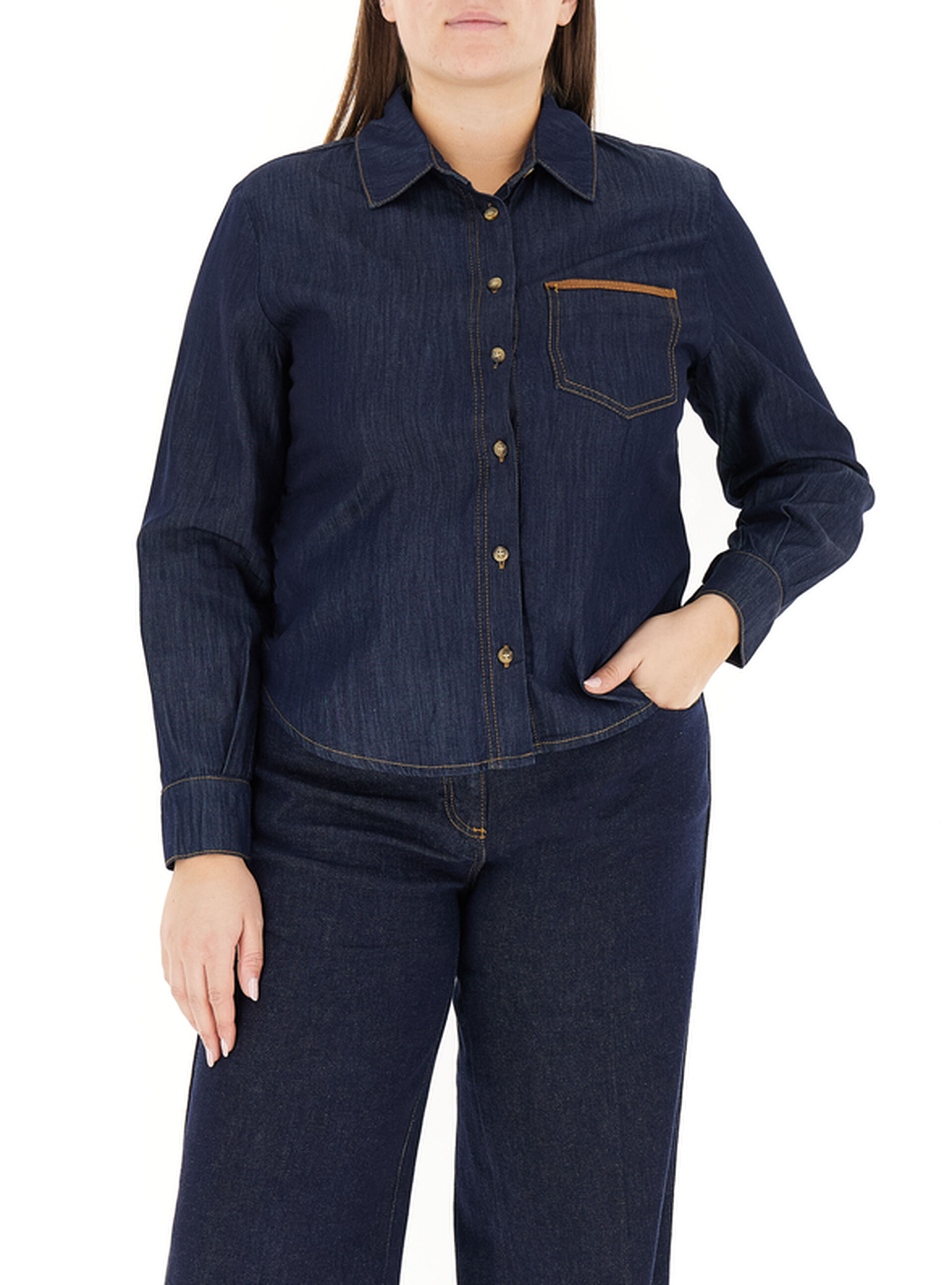 Camicia in jeans BLU NOTTE 19