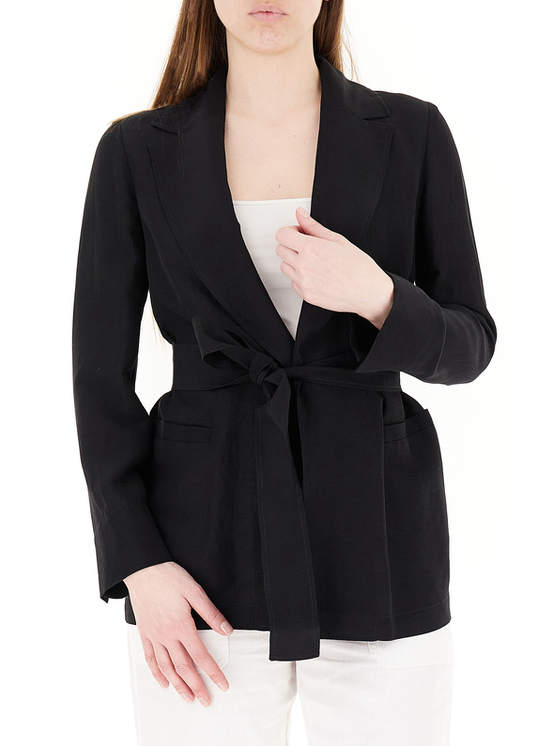 PENNYBLACK Blazer con cintura NERO