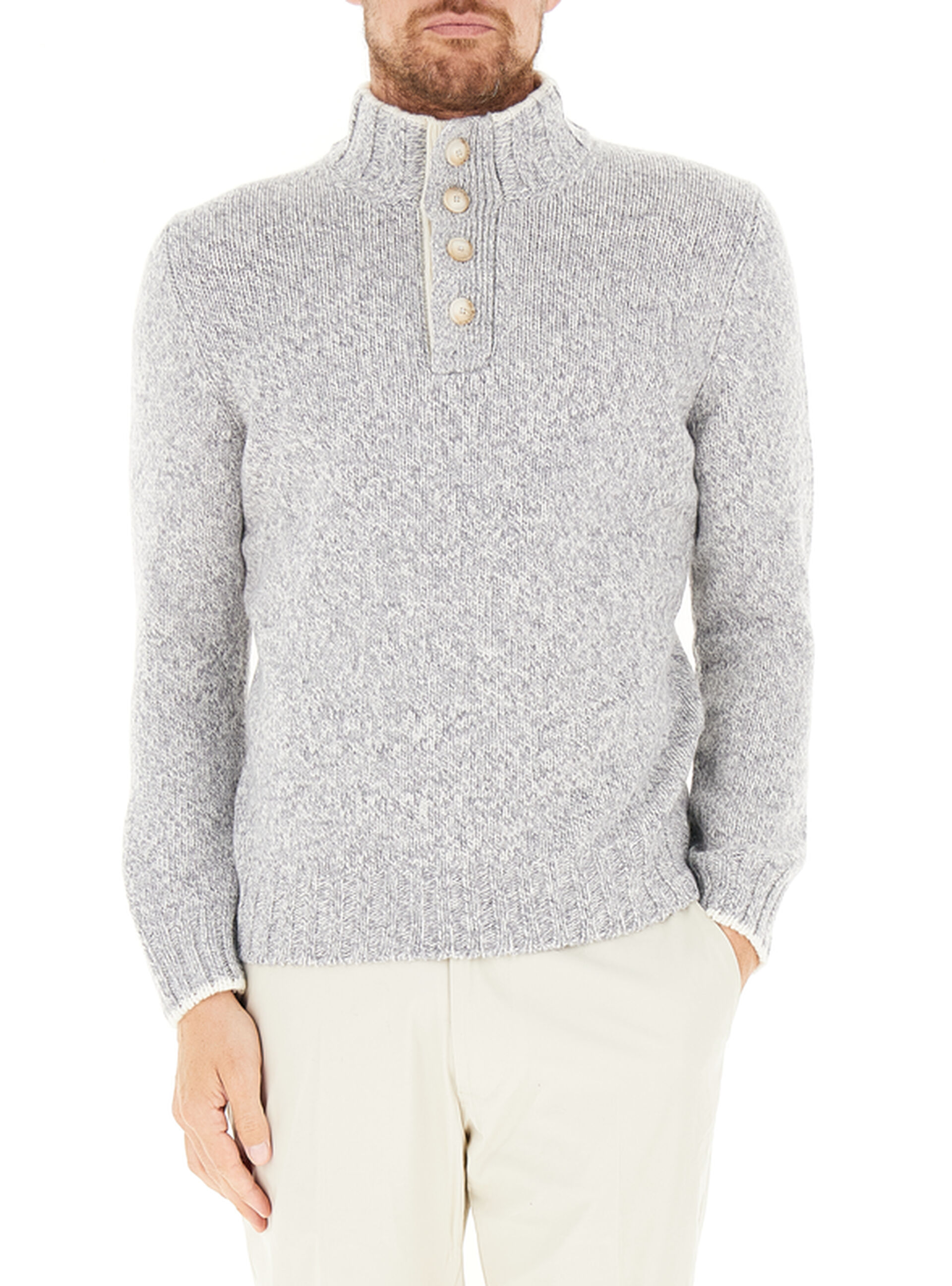 Maglione collo alto GRIGIO CHIARO