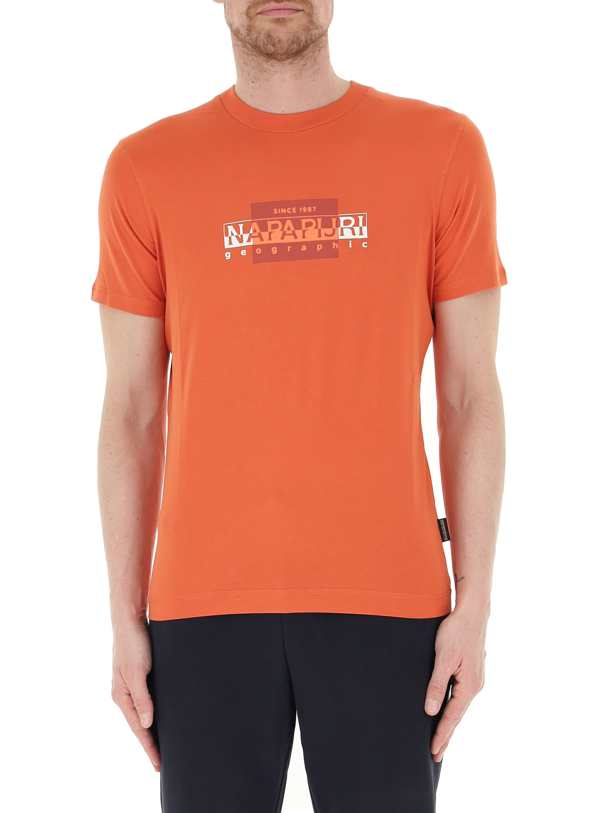 Napapijri T-shirt in cotone ROSSO