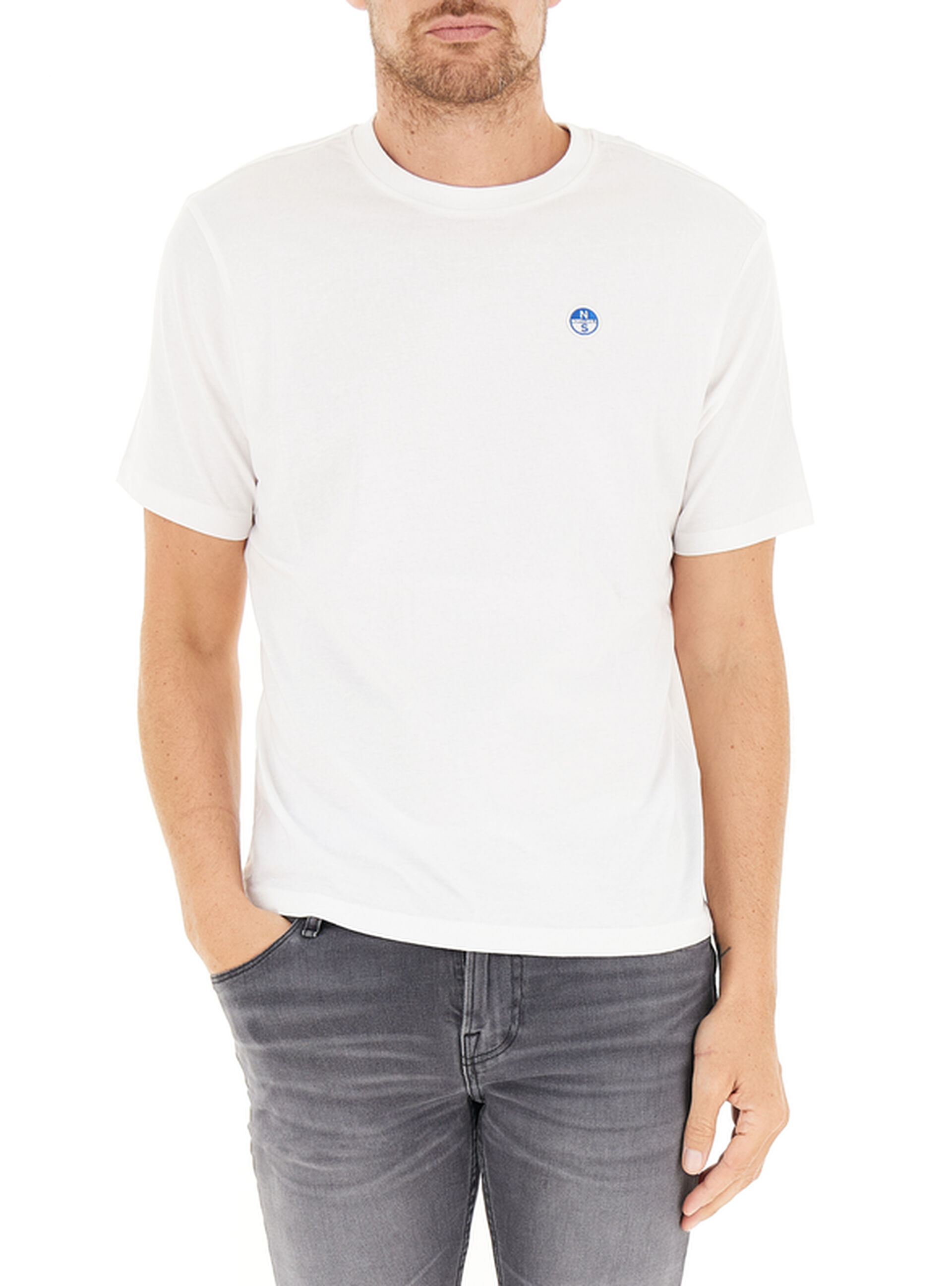 T-shirt in cotone BIANCO